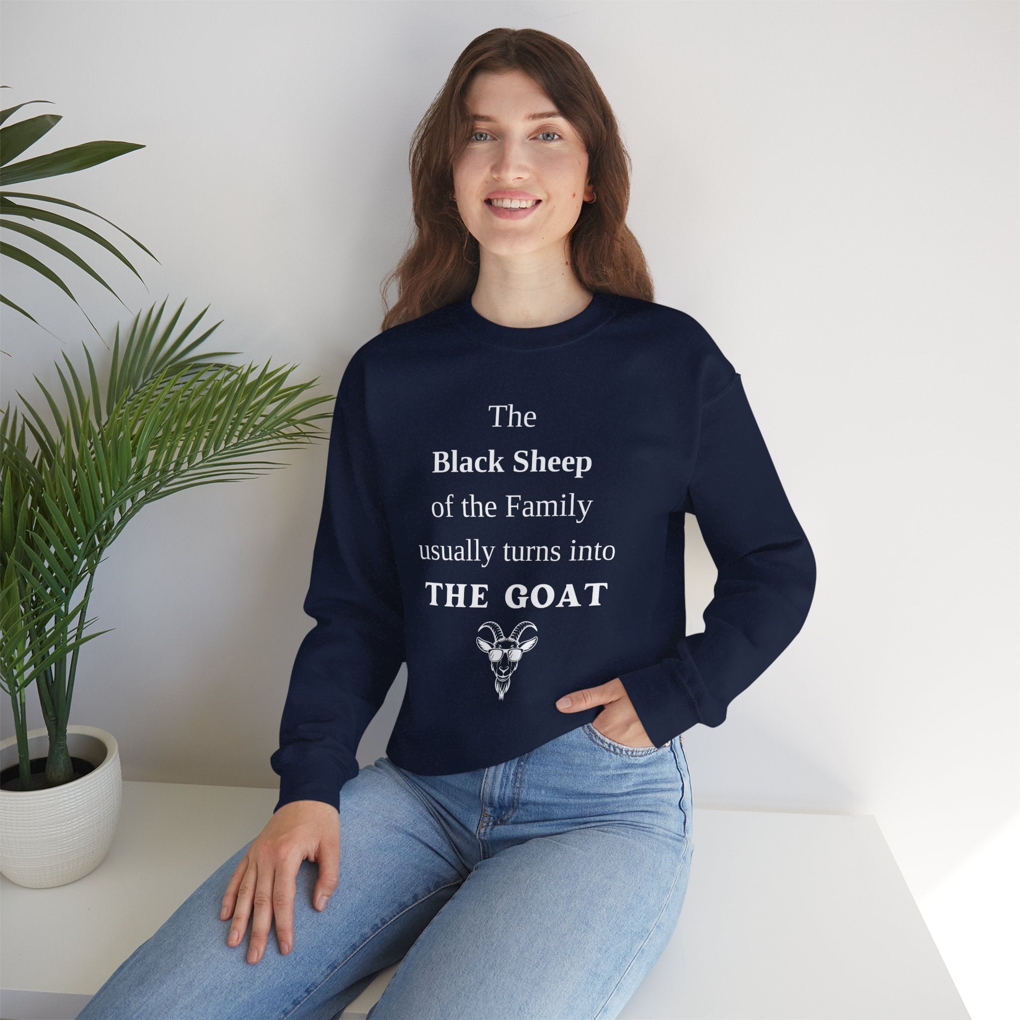 The Black Sheep Crewneck Sweatshirt - Unisex Family Humor Gift