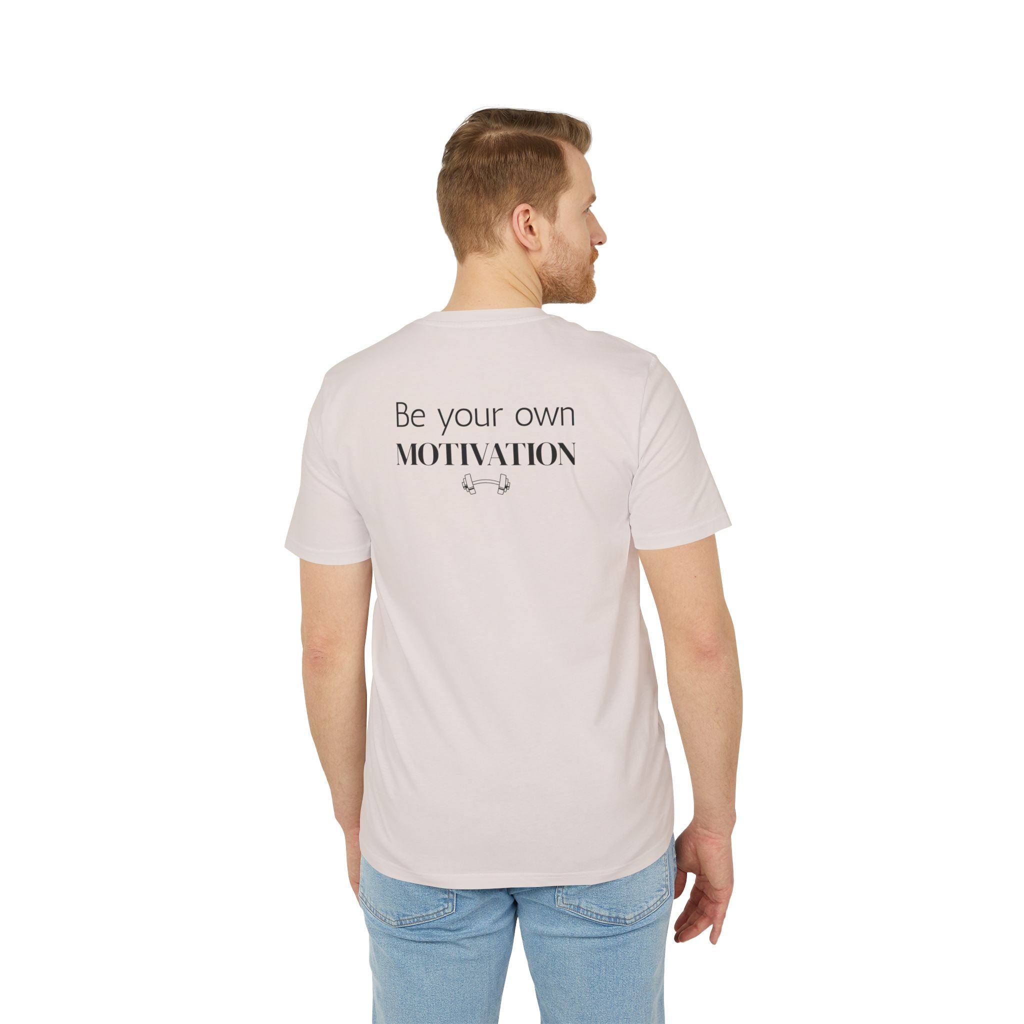 Unisex Motivational T-Shirt, Be Your Own Motivation Tee, Workout Top, Fitness Gear, Gift for Creators, Inspirational Apparel