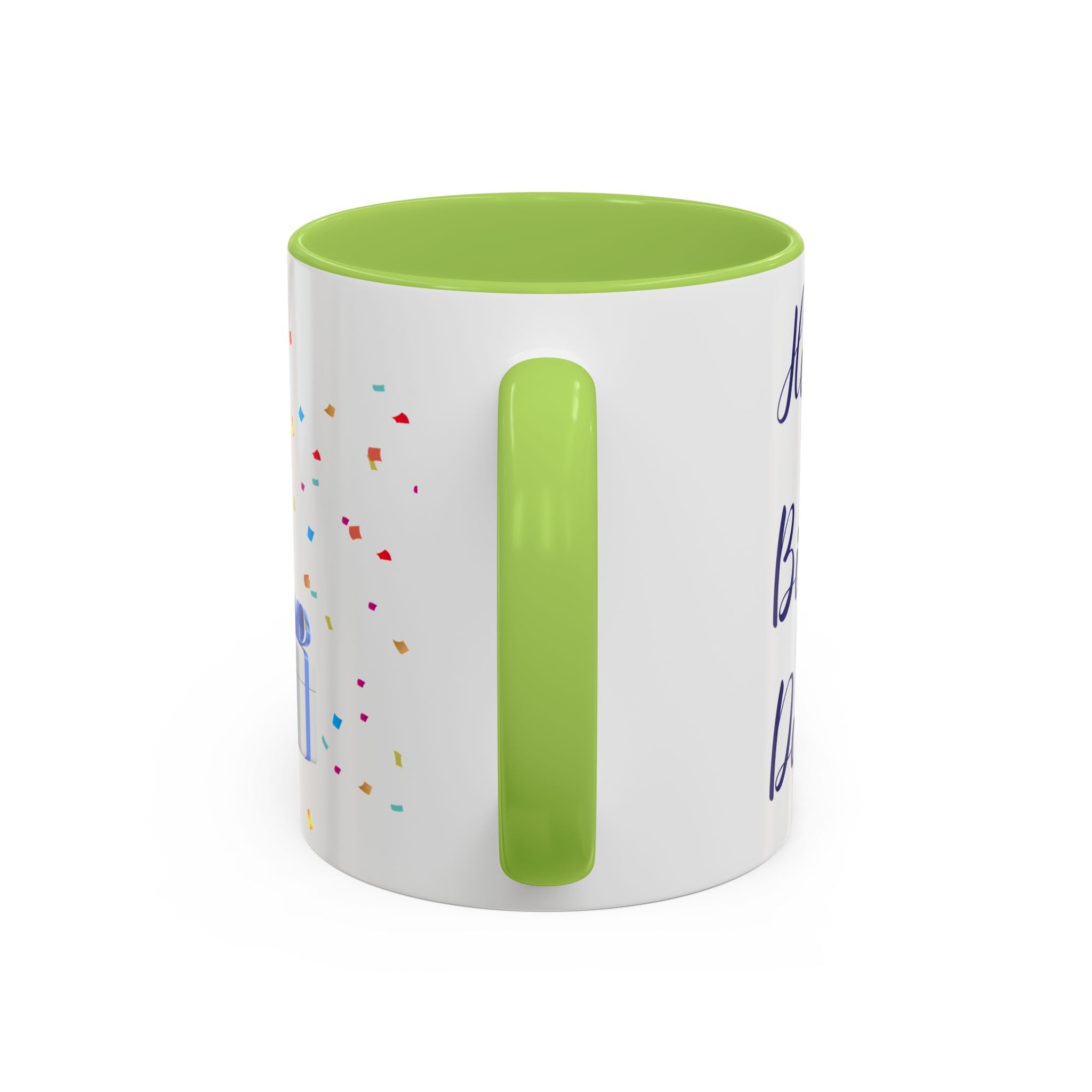 Happy Birthday Dad - Accent Coffee Mug