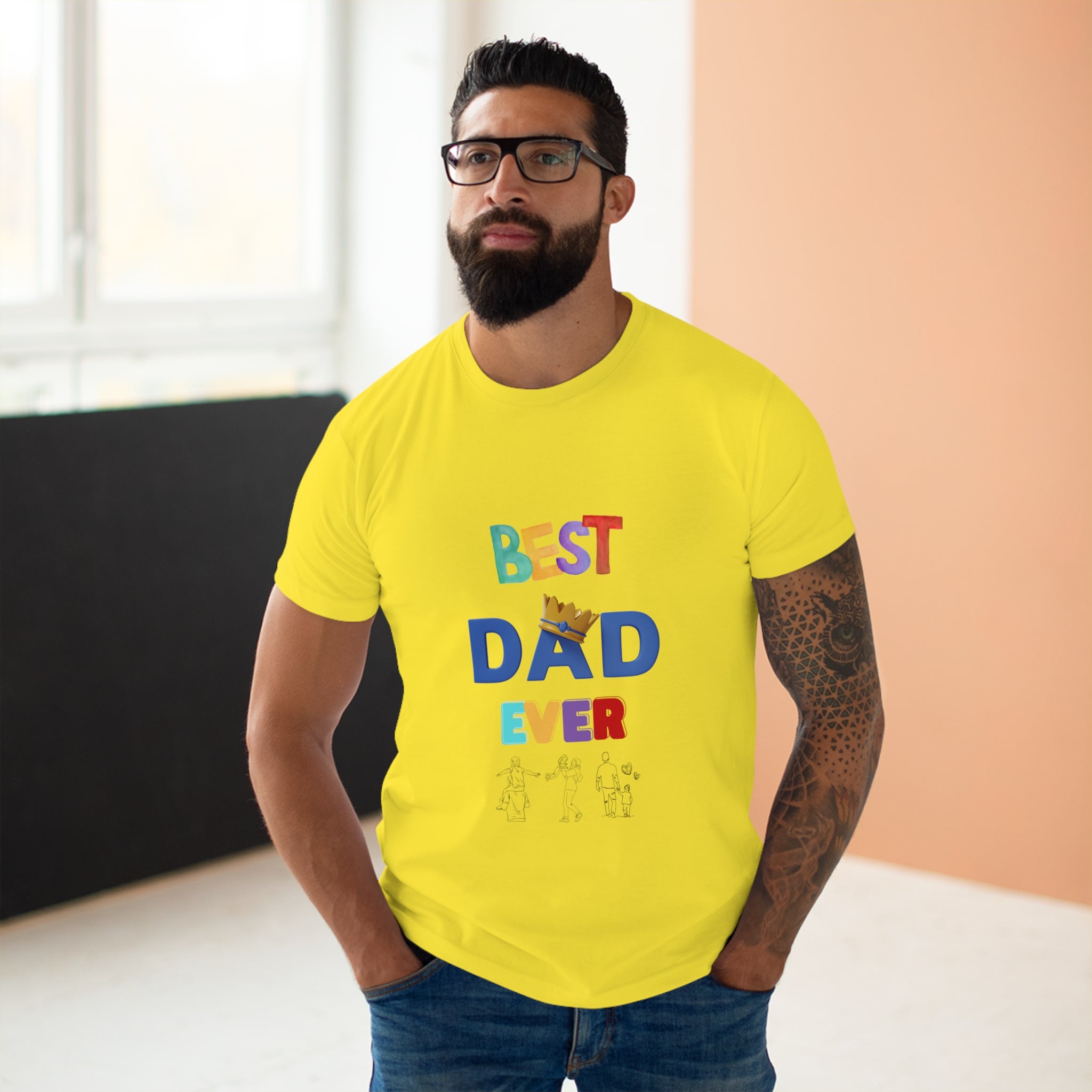 Best Dad Ever T-Shirt - Fun Gift for Father's Day