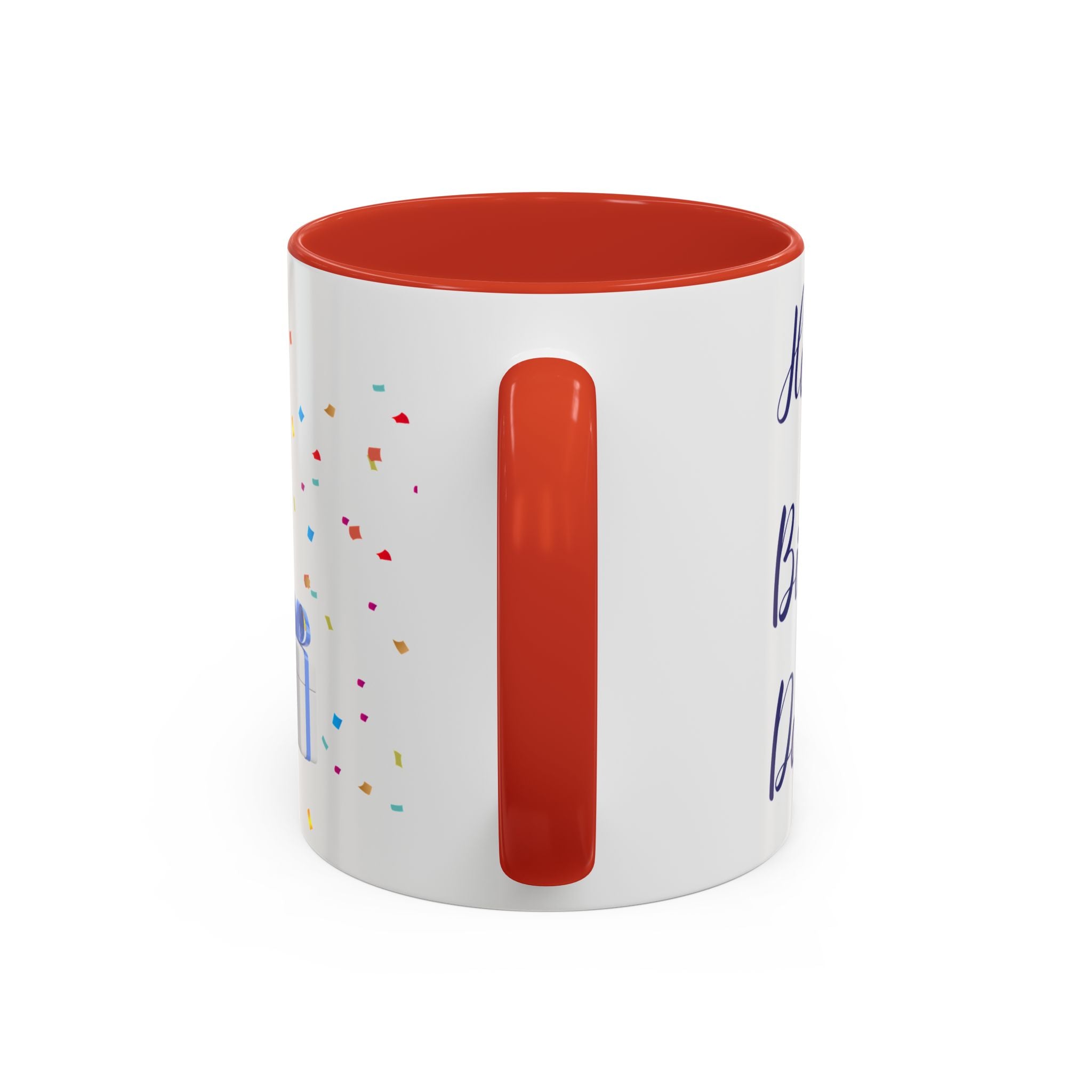 Happy Birthday Dad - Accent Coffee Mug