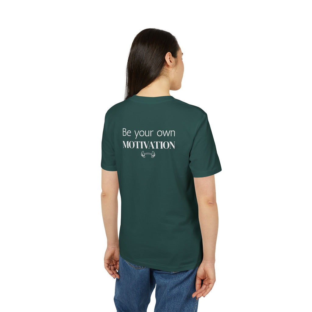Unisex Motivational T-Shirt, Be Your Own Motivation Tee, Workout Top, Fitness Gear, Gift for Creators, Inspirational Apparel