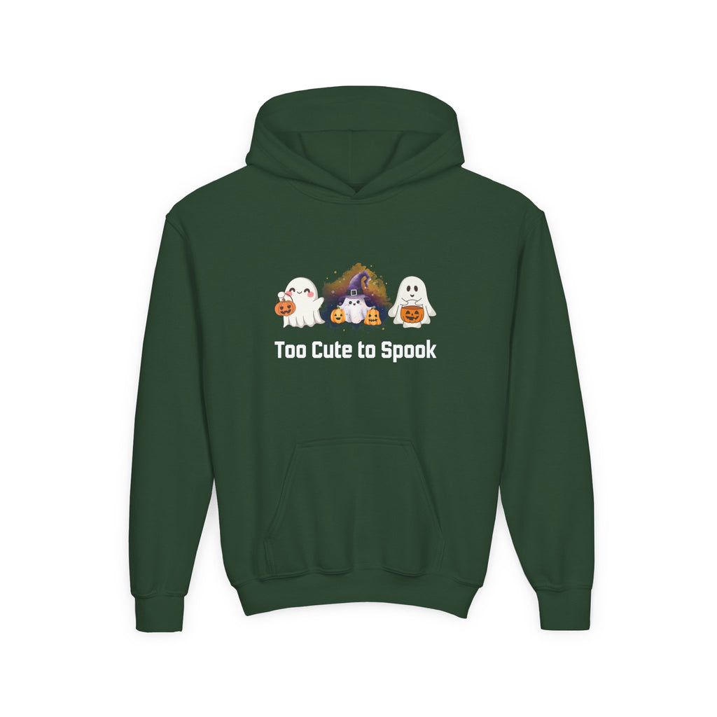 Kids Hoodie - Too Cute to Spook Halloween Design