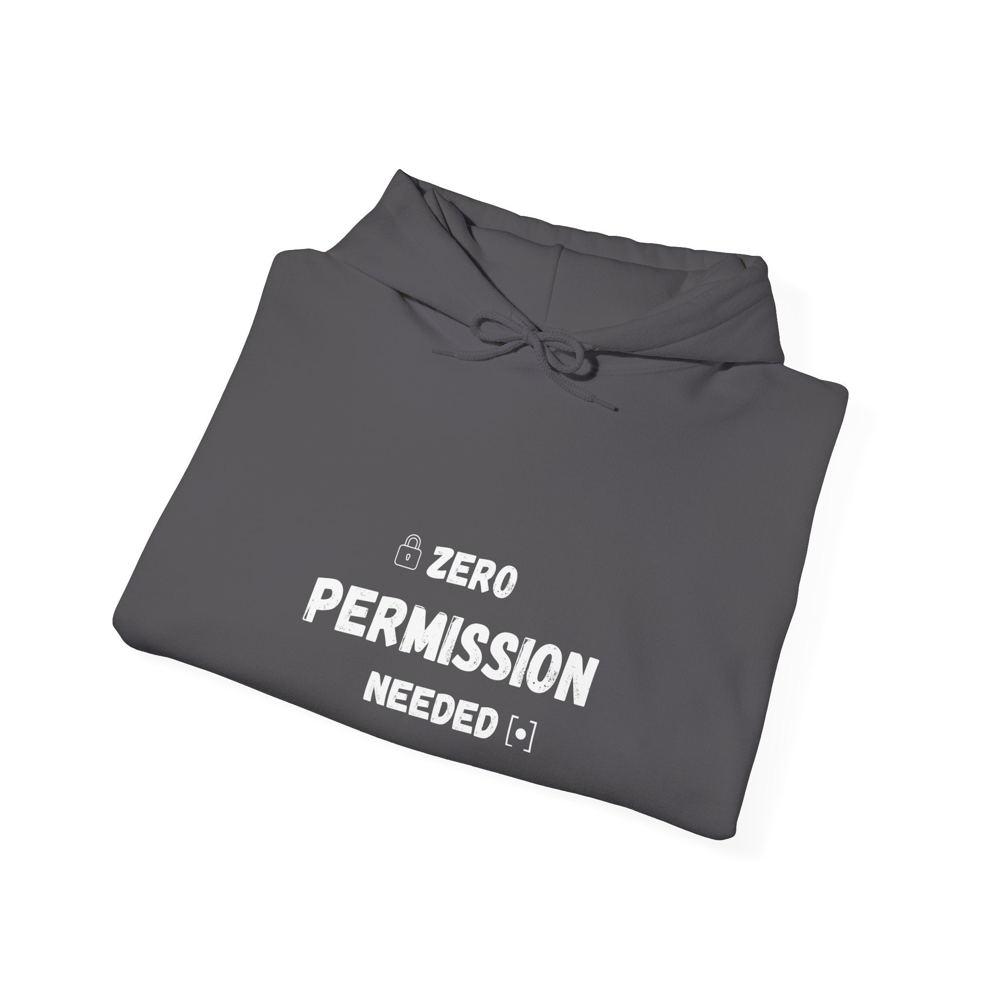 Zero Permission Needed Hoodie - Unisex Heavy Blend Sweatshirt