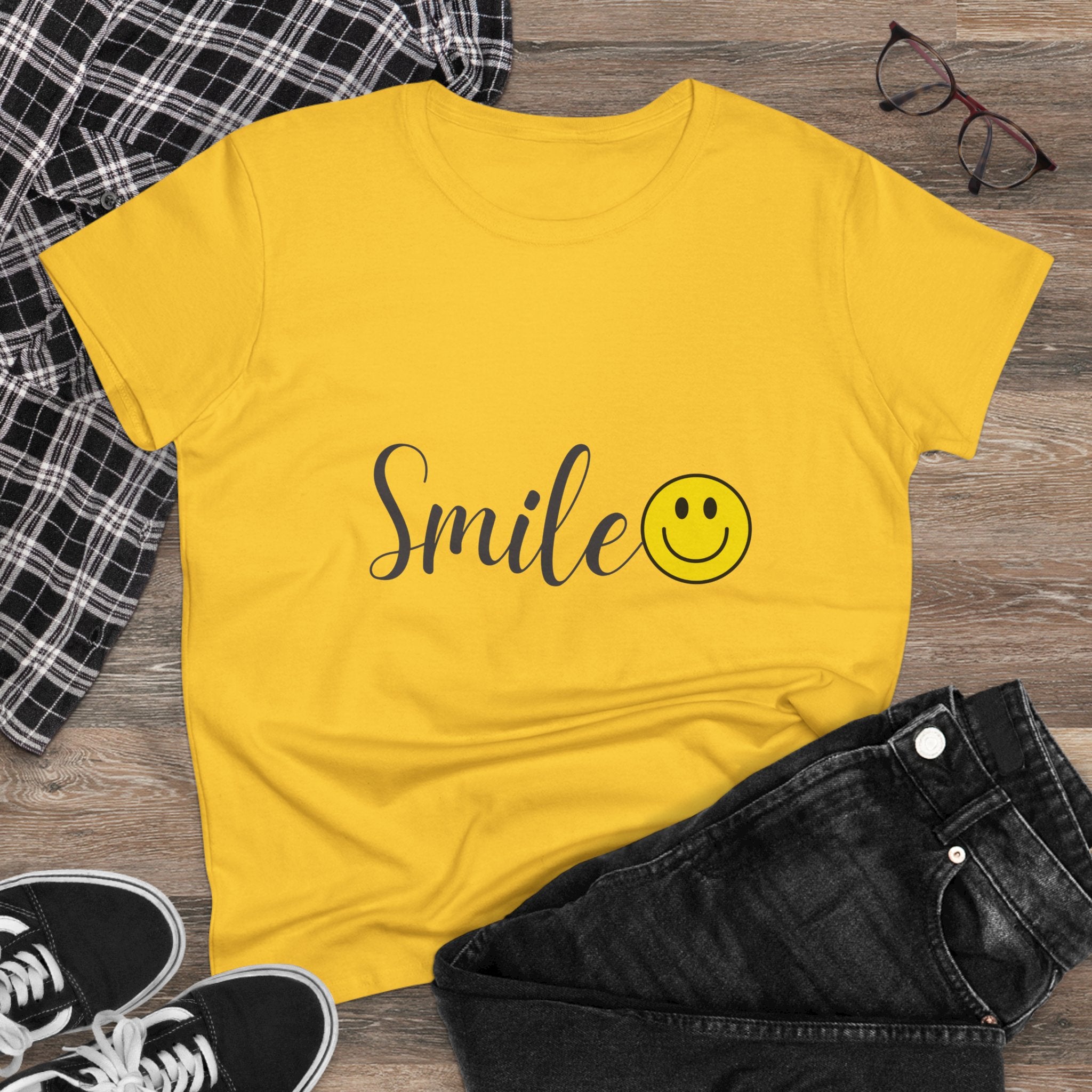 Smile :) Women's Cotton T-shirt