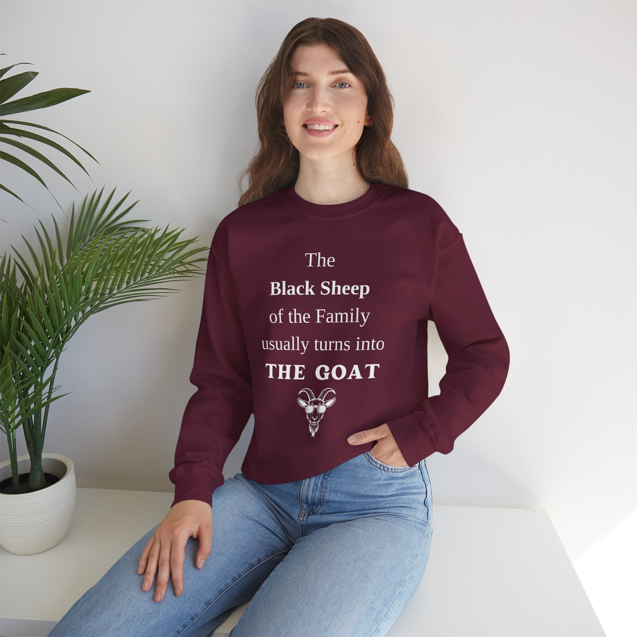 The Black Sheep Crewneck Sweatshirt - Unisex Family Humor Gift