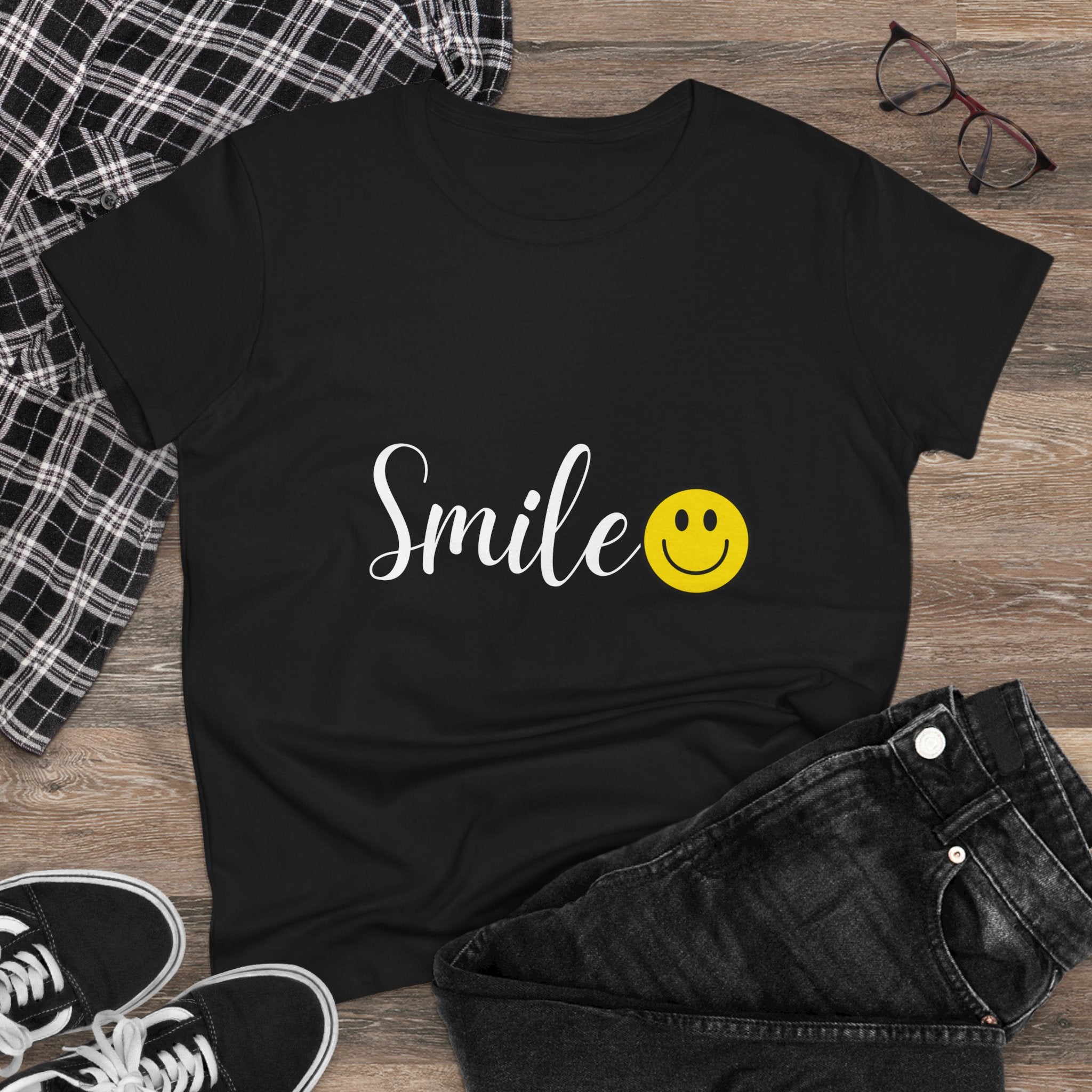 Smile :) Women's Cotton T-shirt