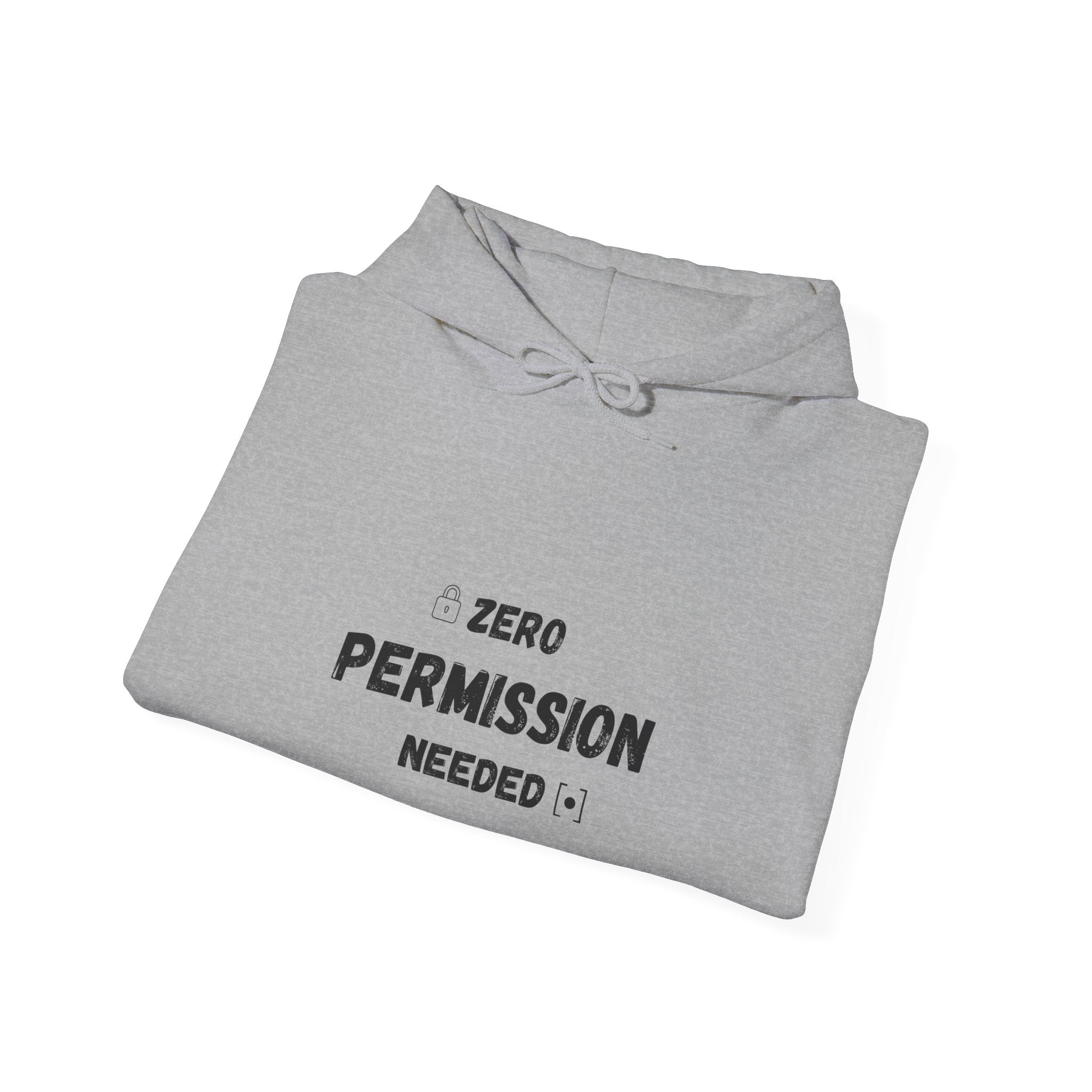 Zero Permission Needed - Unisex Heavy Blend Hoodie