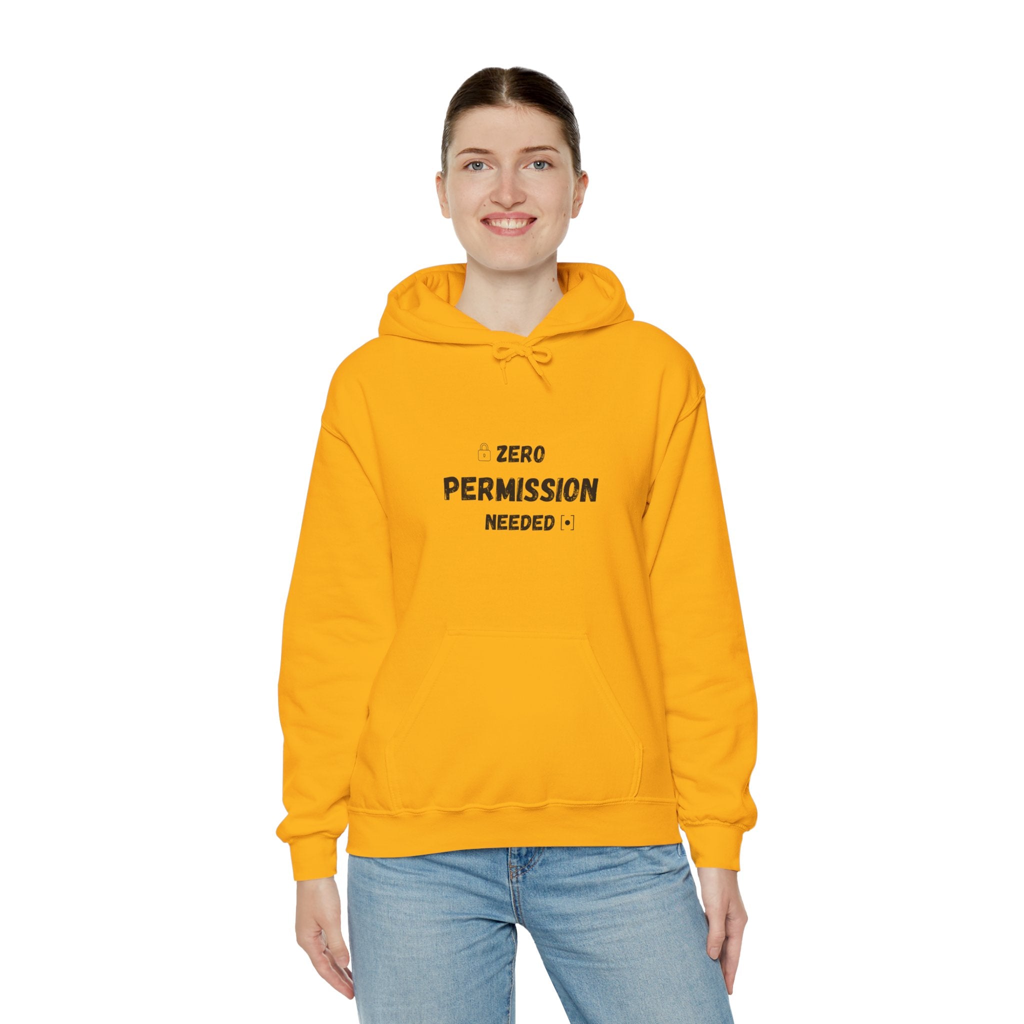 Zero Permission Needed - Unisex Heavy Blend Hoodie