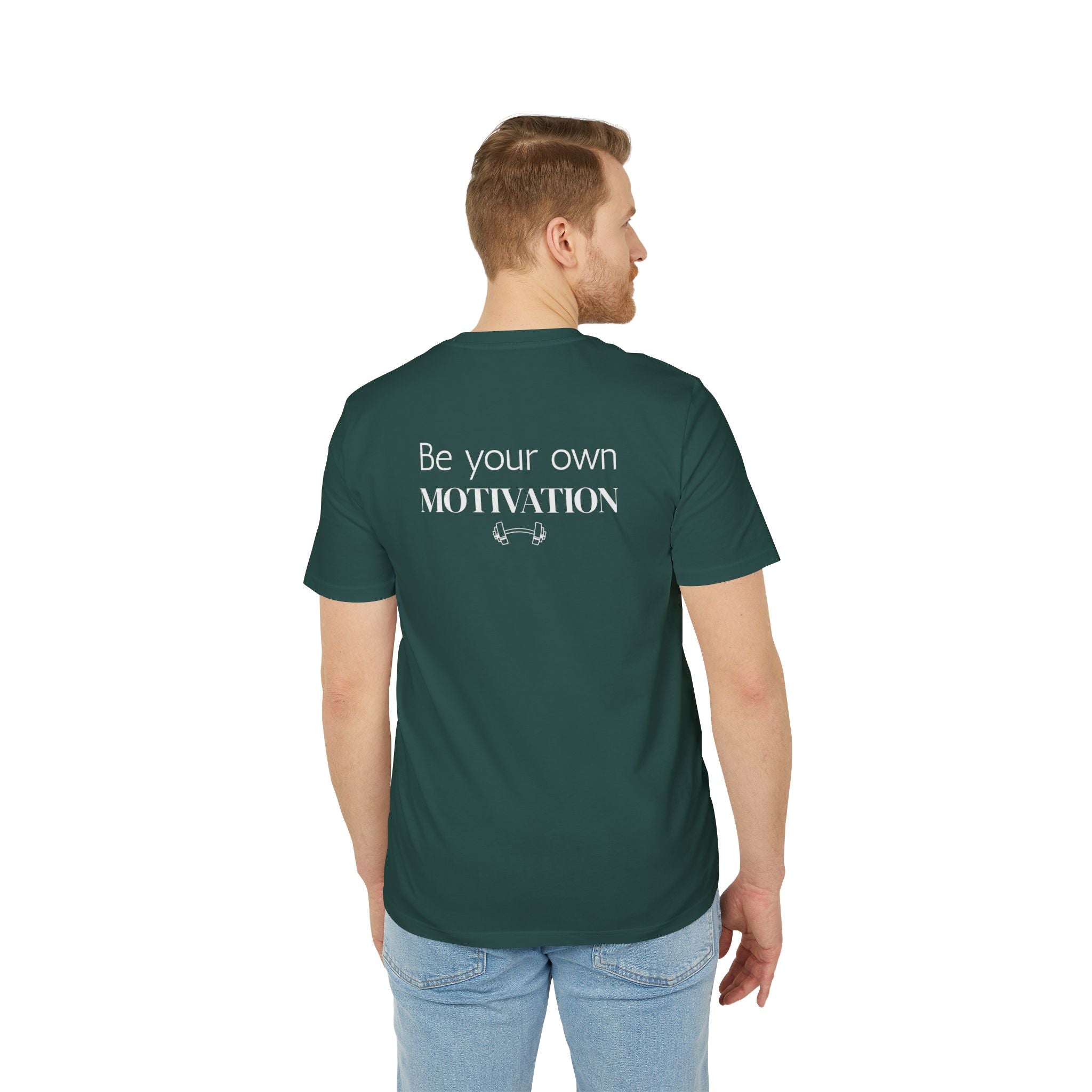 Unisex Motivational T-Shirt, Be Your Own Motivation Tee, Workout Top, Fitness Gear, Gift for Creators, Inspirational Apparel