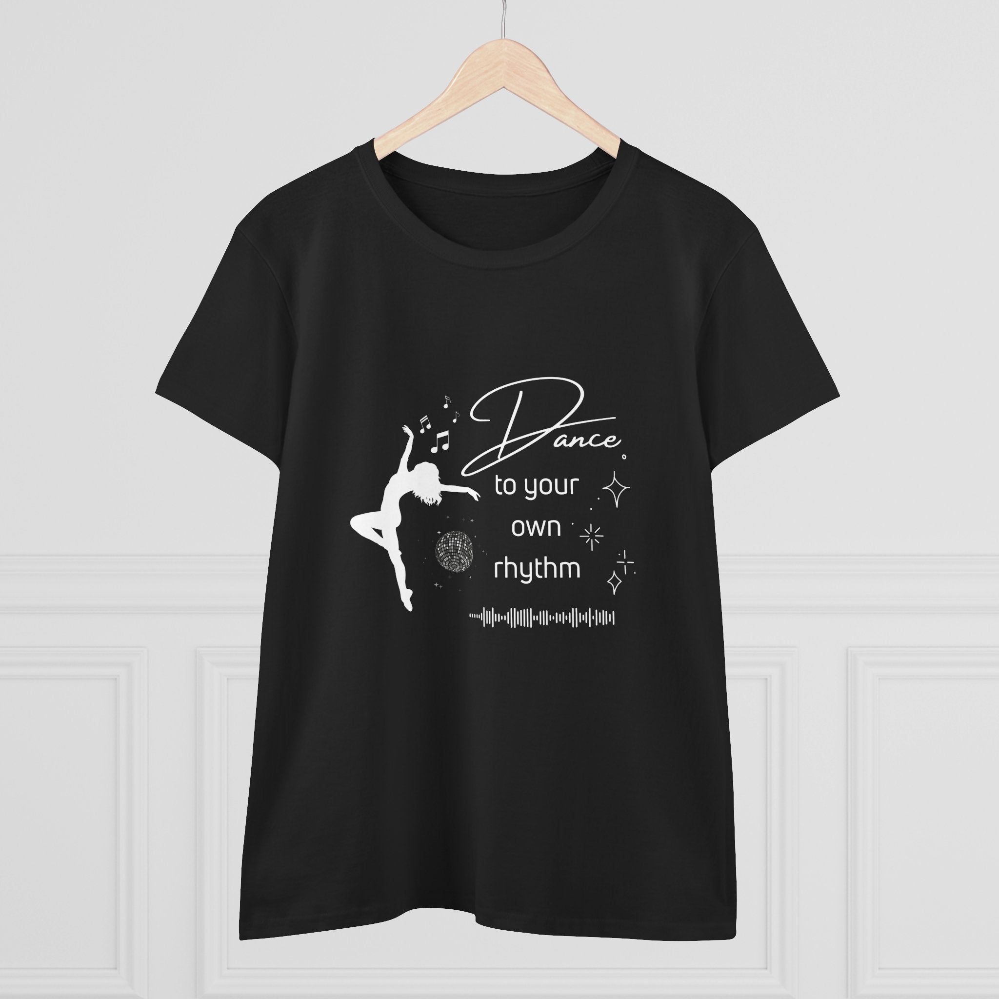 Dance to Your Own Rhythm Women's Midweight Cotton Tee