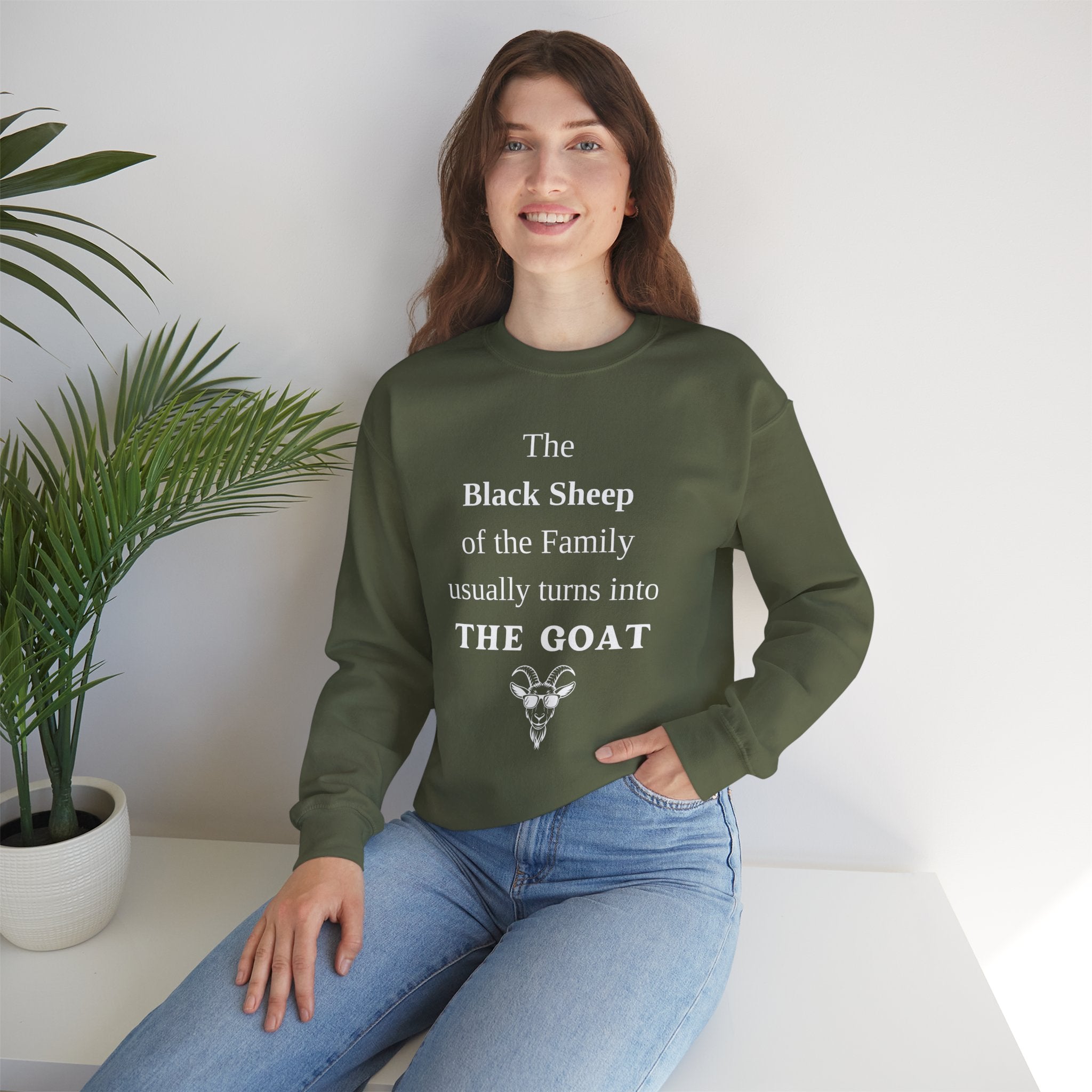 The Black Sheep Crewneck Sweatshirt - Unisex Family Humor Gift