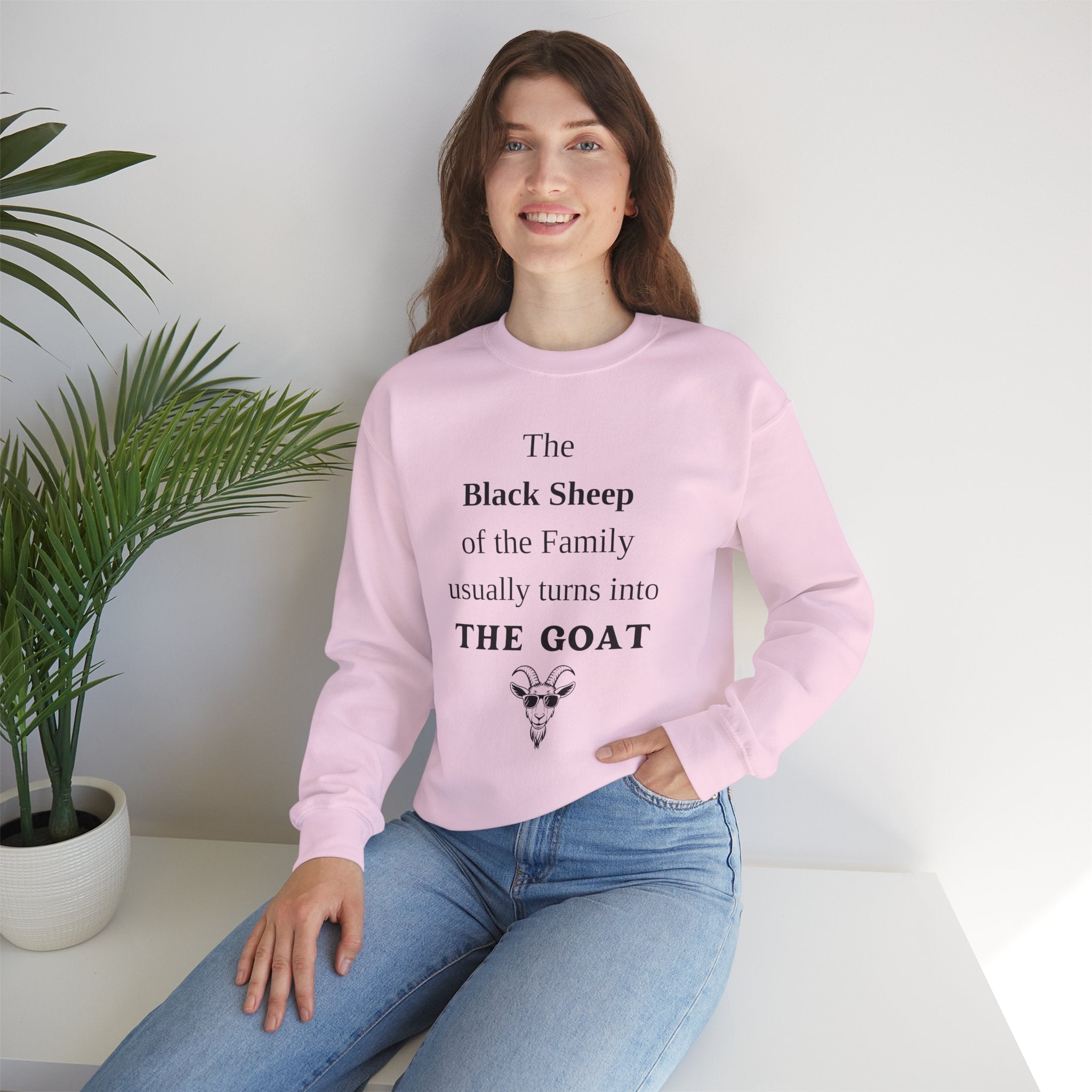 The Black Sheep Crewneck Sweatshirt - Unisex Family Humor Gift