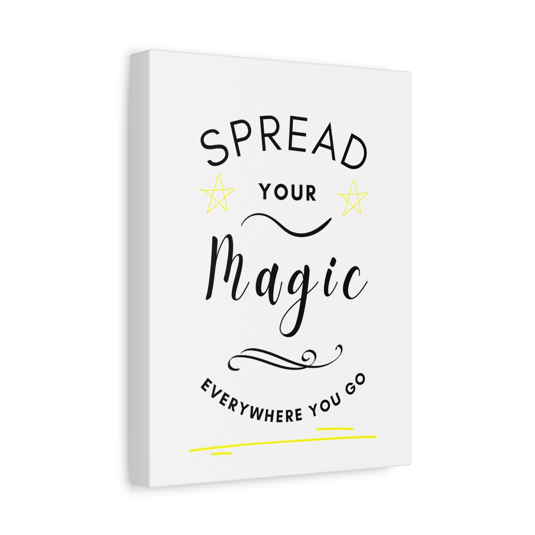 Inspirational Canvas Wall Art - "Spread Your Magic Everywhere You Go"