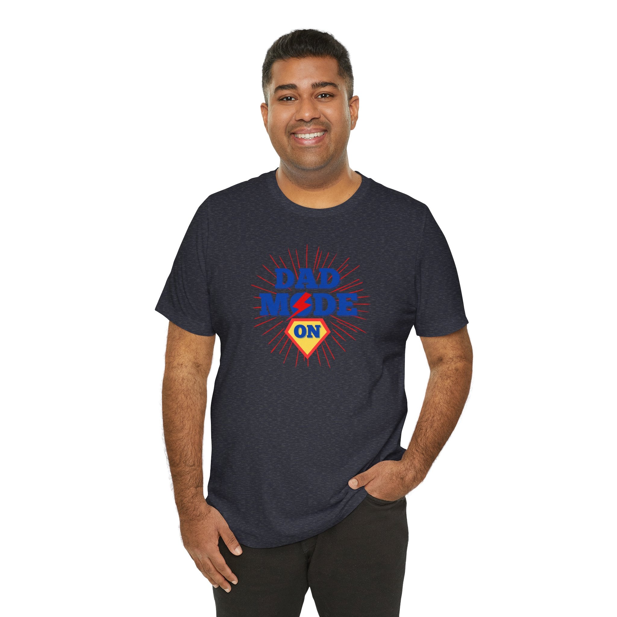 Dad Mode On - Jersey T-Shirt for Cool Dads