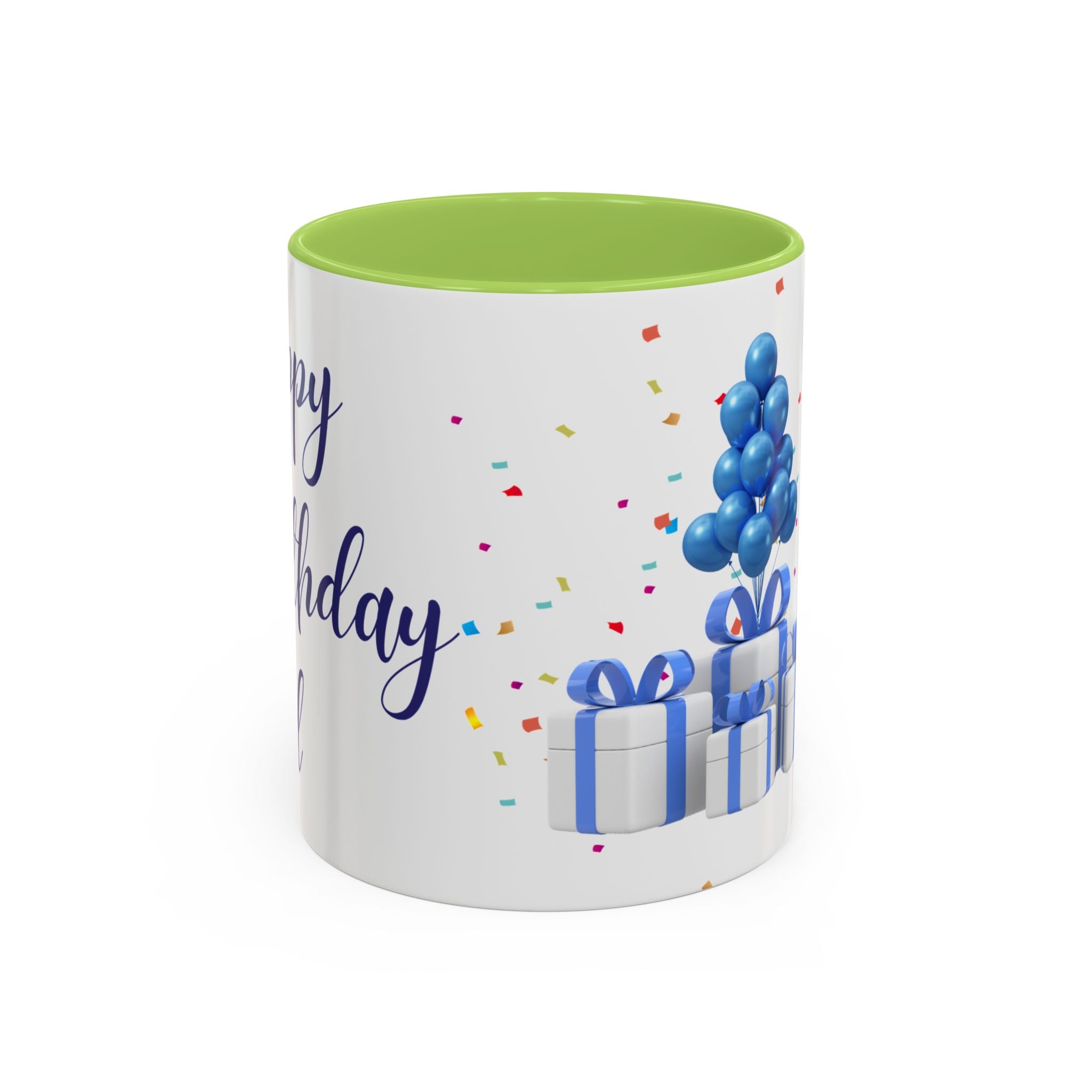 Happy Birthday Dad - Accent Coffee Mug