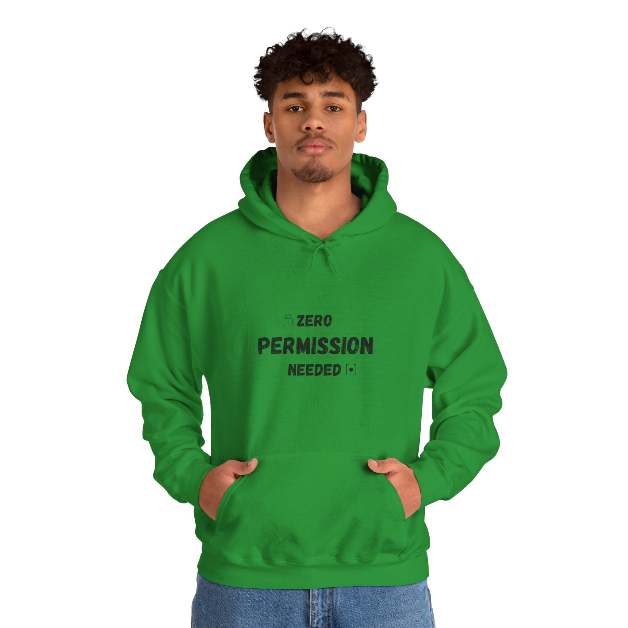 Zero Permission Needed - Unisex Heavy Blend Hoodie