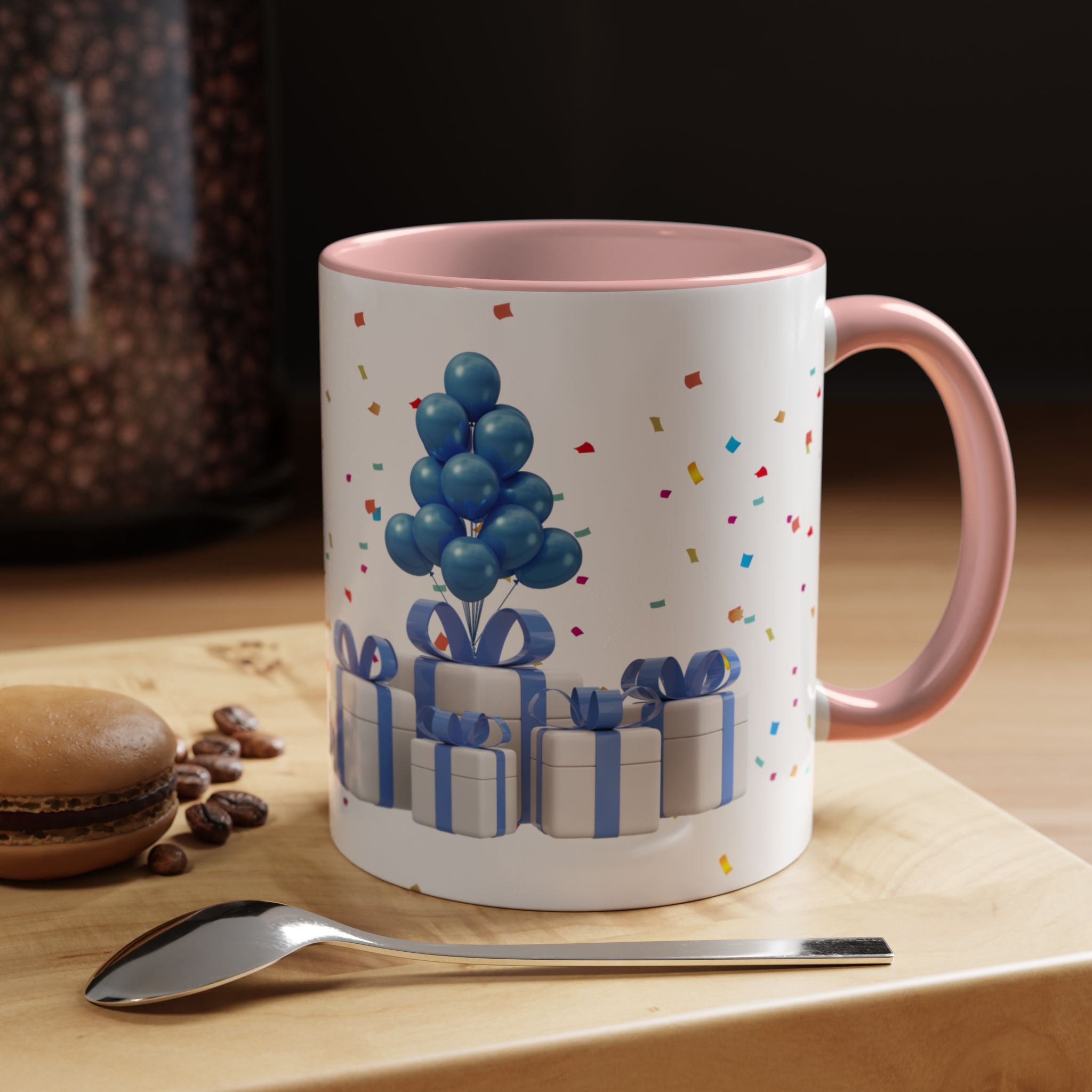 Happy Birthday Dad - Accent Coffee Mug