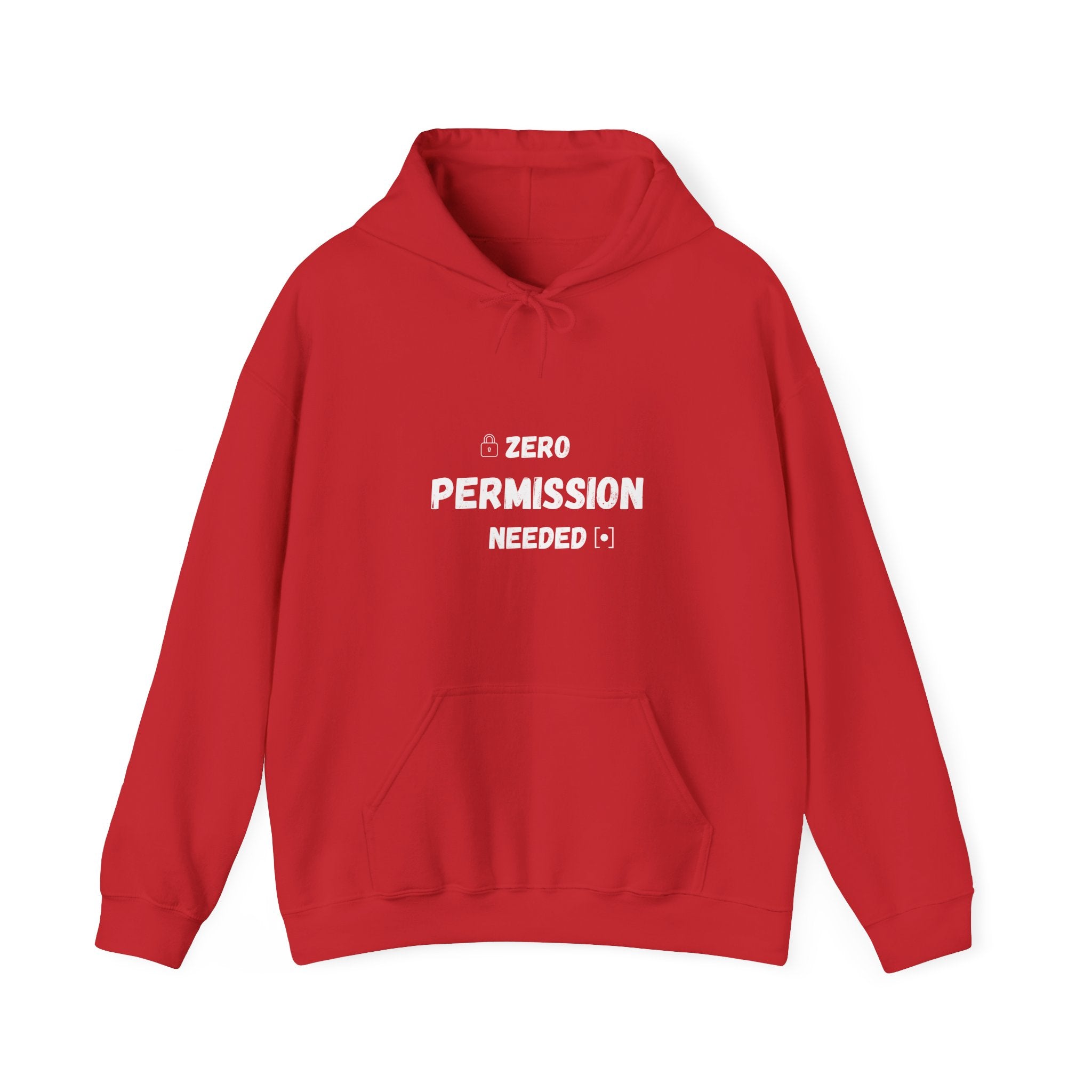 Zero Permission Needed Hoodie - Unisex Heavy Blend Sweatshirt