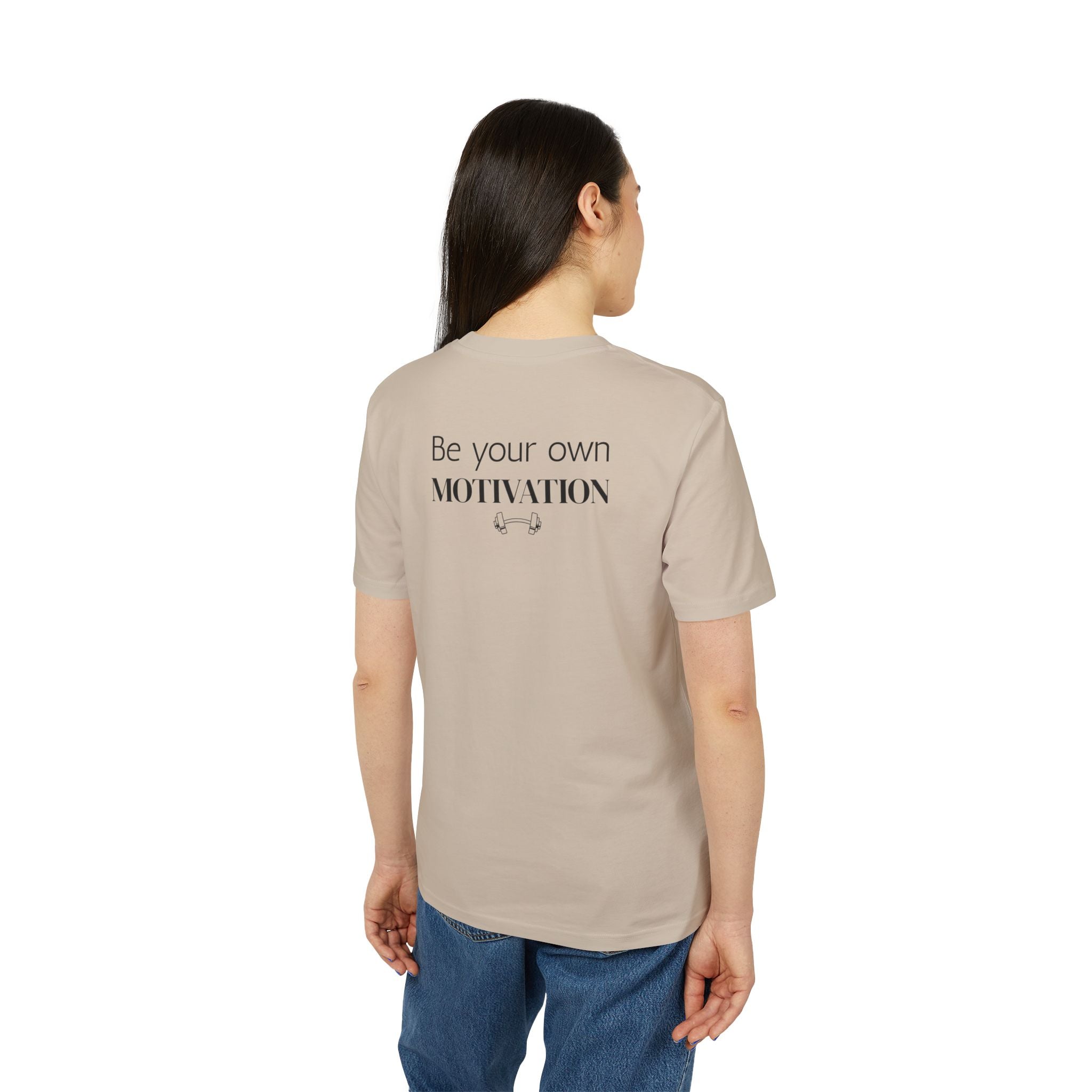 Unisex Motivational T-Shirt, Be Your Own Motivation Tee, Workout Top, Fitness Gear, Gift for Creators, Inspirational Apparel