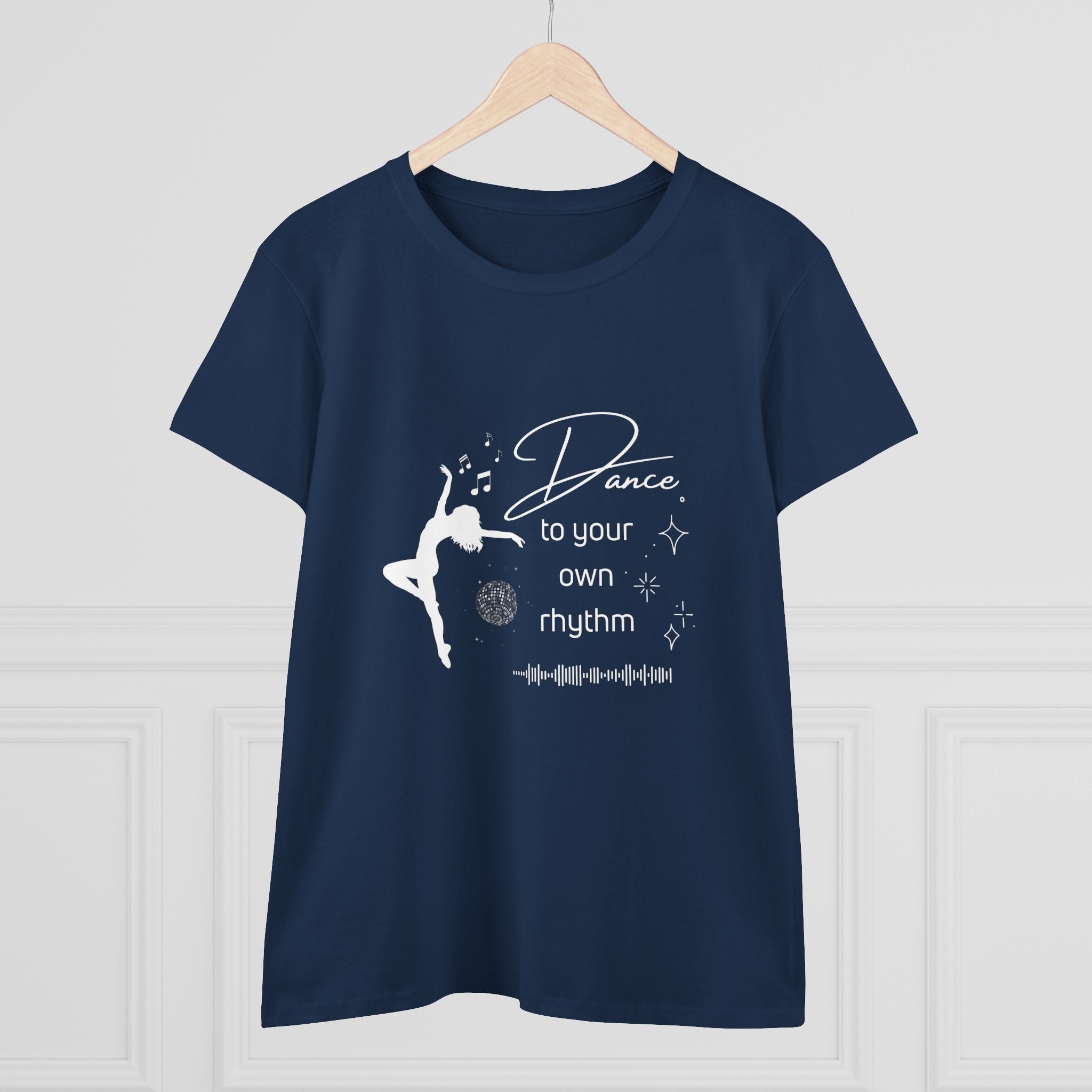 Dance to Your Own Rhythm Women's Midweight Cotton Tee