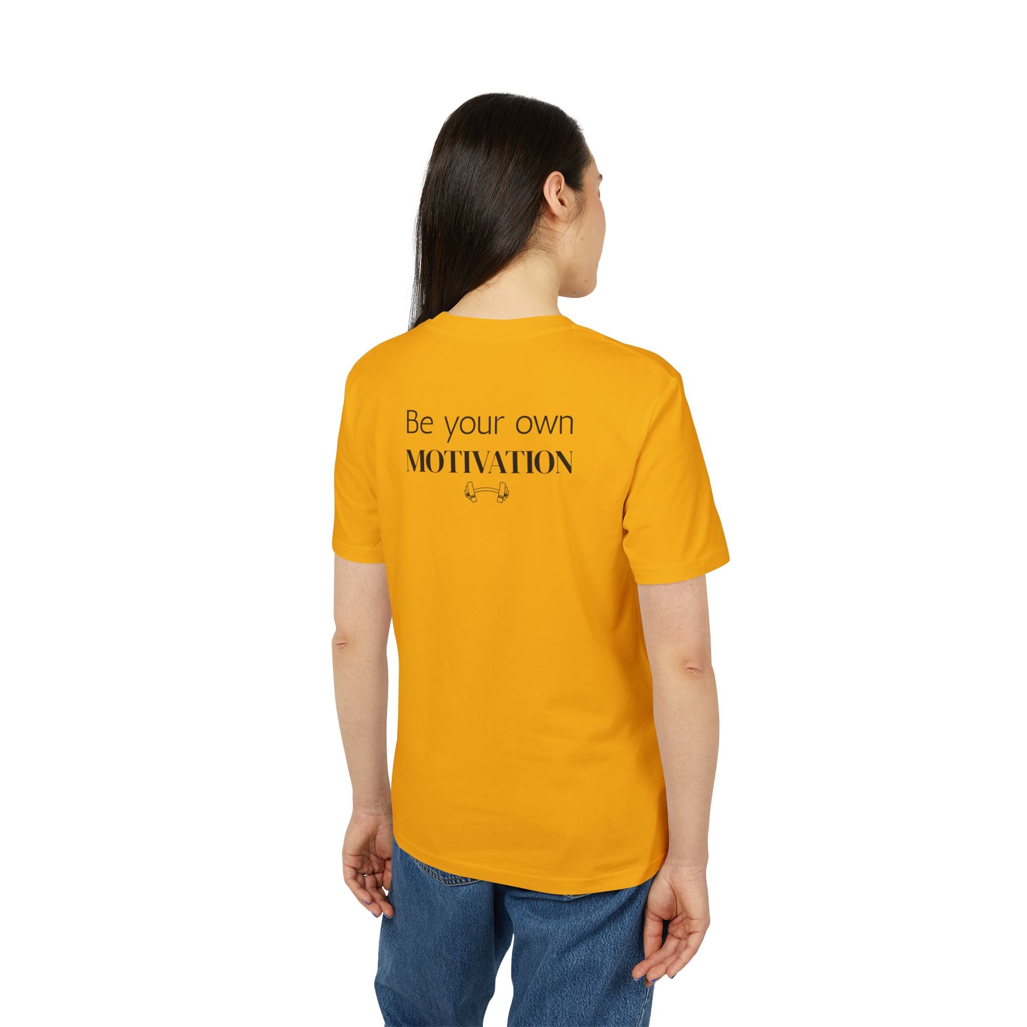 Unisex Motivational T-Shirt, Be Your Own Motivation Tee, Workout Top, Fitness Gear, Gift for Creators, Inspirational Apparel