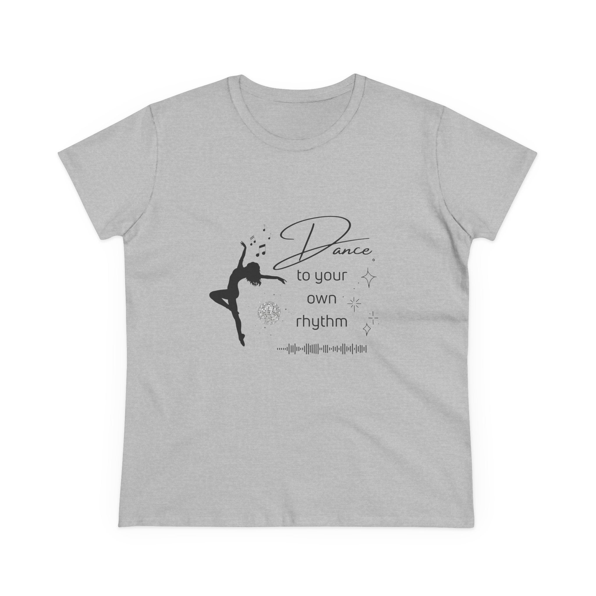 Dance to Your Own Rhythm Women's Midweight Cotton Tee