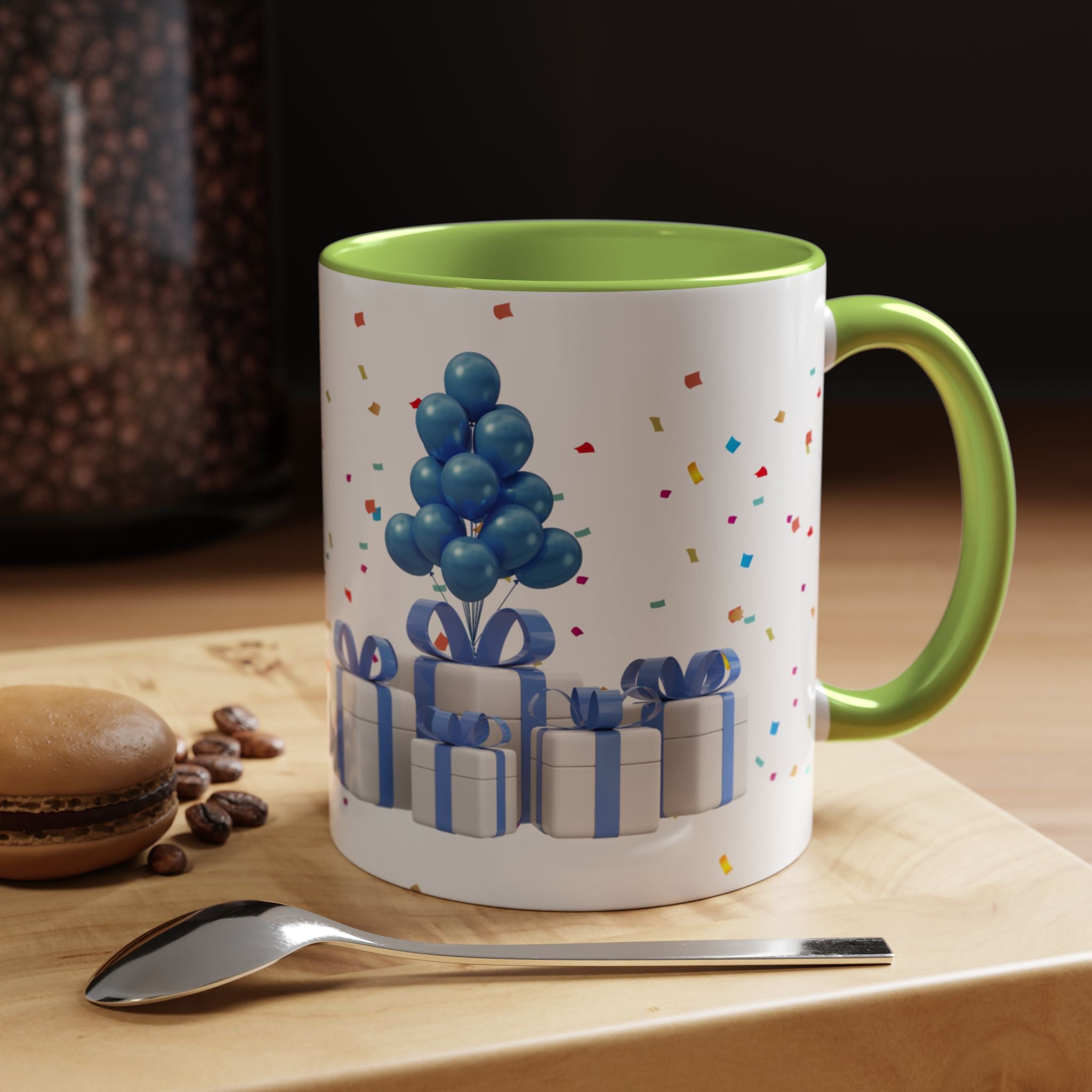Happy Birthday Dad - Accent Coffee Mug