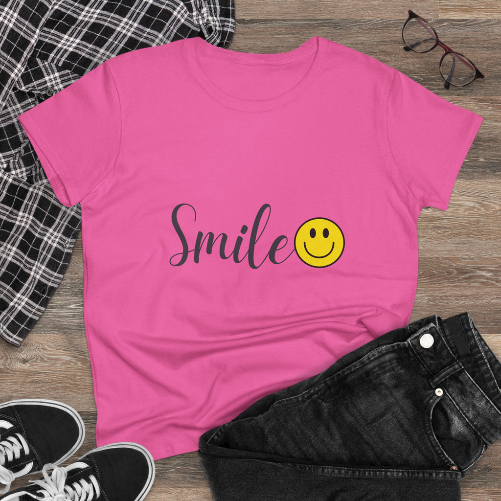Smile :) Women's Cotton T-shirt
