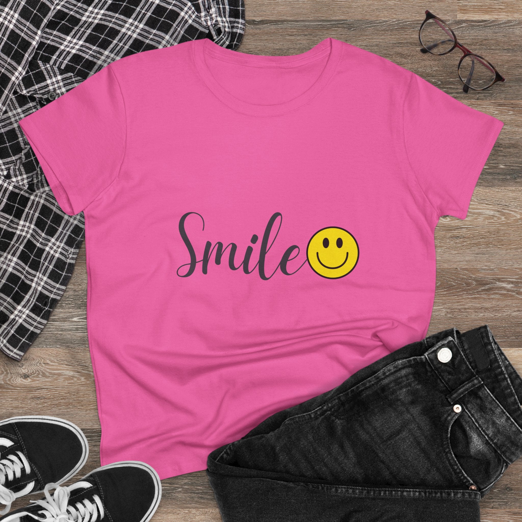 Smile :) Women's Cotton T-shirt