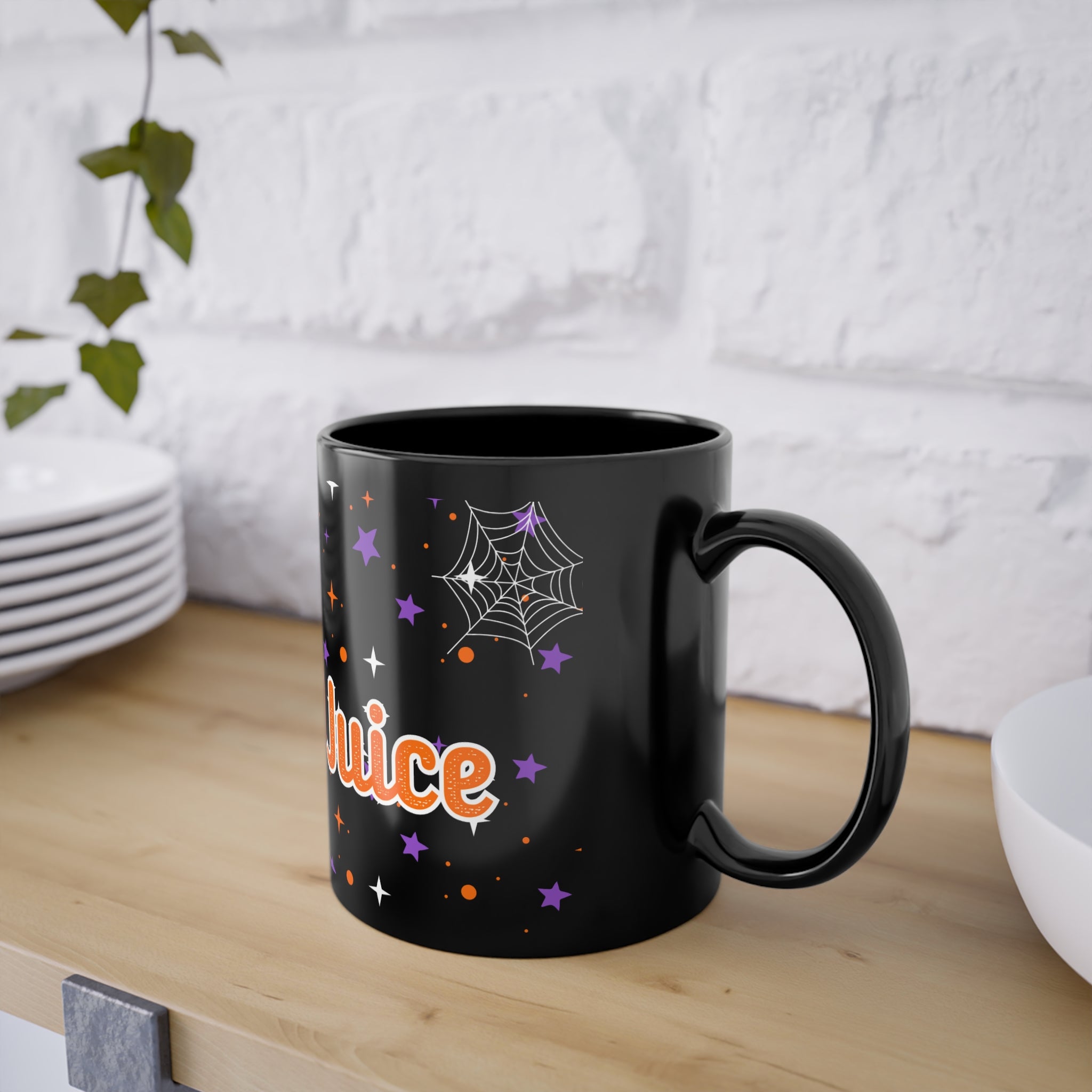 Halloween Pumpkin Mug, Spooky Mug, Fall Decor, Pumpkin Spice Lovers, Halloween Gift, Black Mug