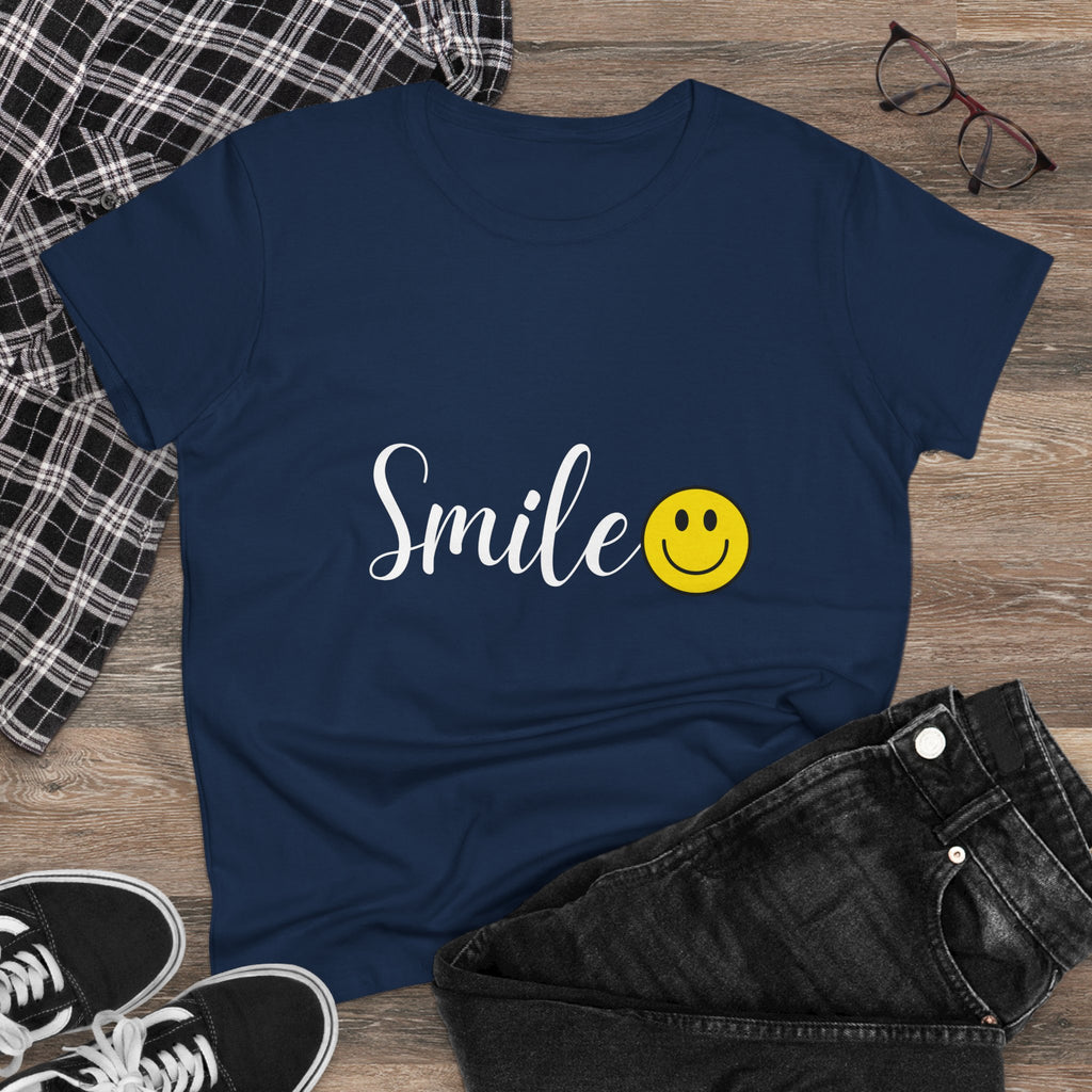 Smile :) Women's Cotton T-shirt