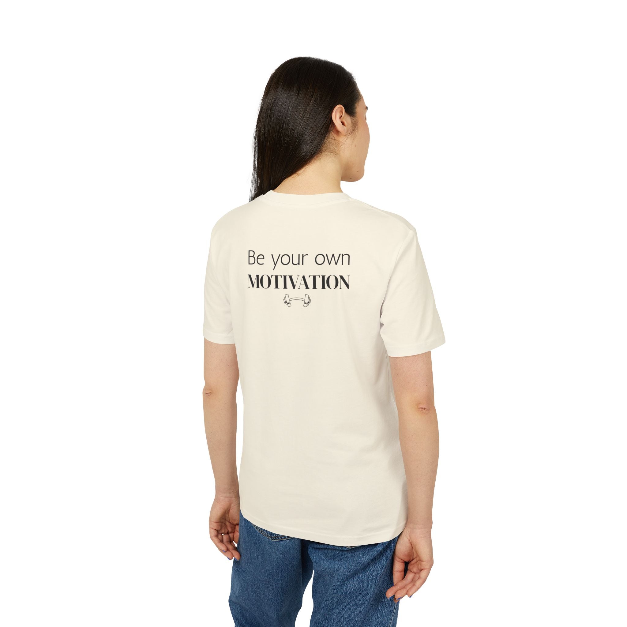 Unisex Motivational T-Shirt, Be Your Own Motivation Tee, Workout Top, Fitness Gear, Gift for Creators, Inspirational Apparel