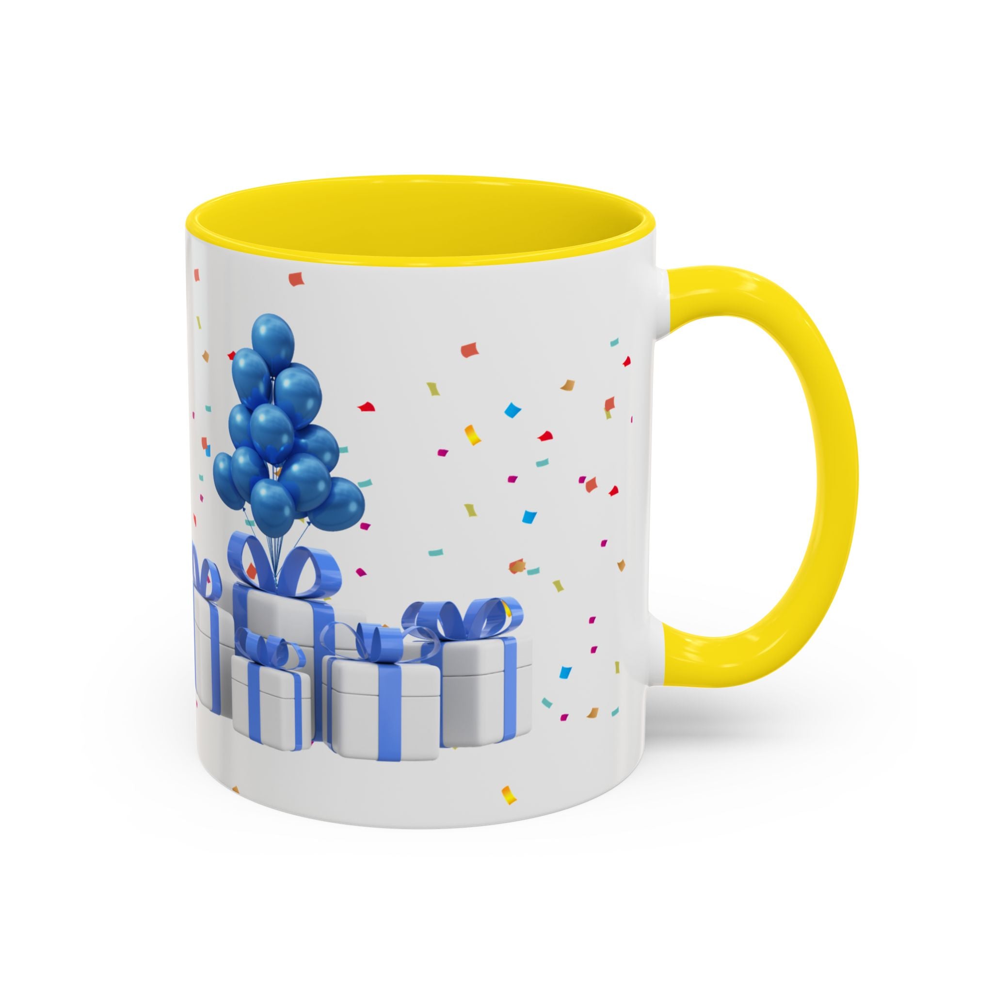 Happy Birthday Dad - Accent Coffee Mug