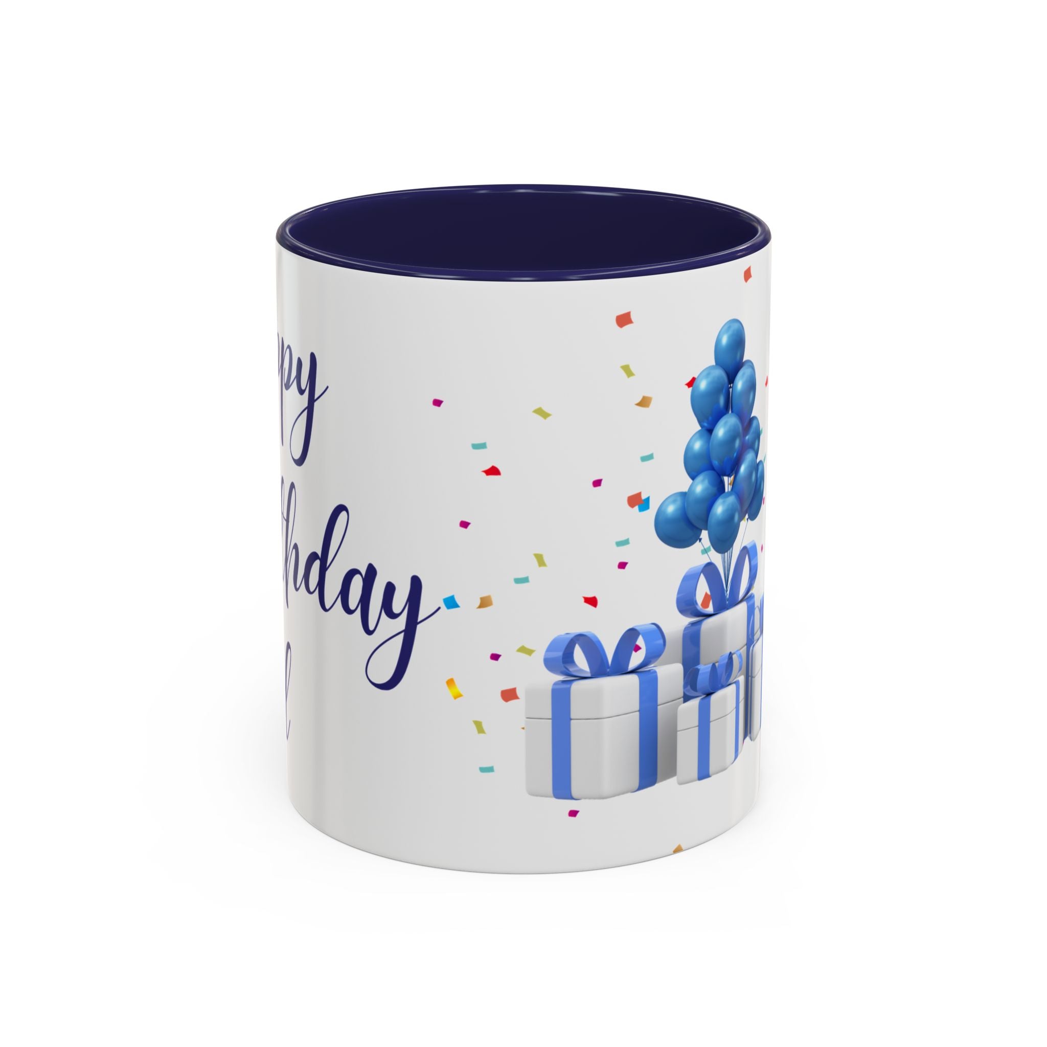 Happy Birthday Dad - Accent Coffee Mug