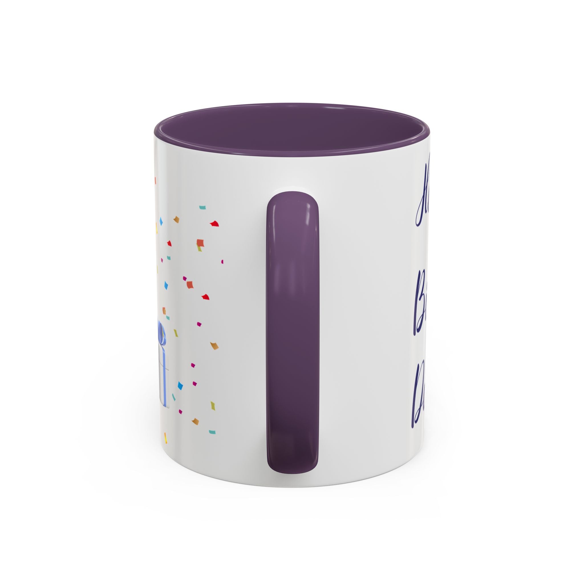 Happy Birthday Dad - Accent Coffee Mug