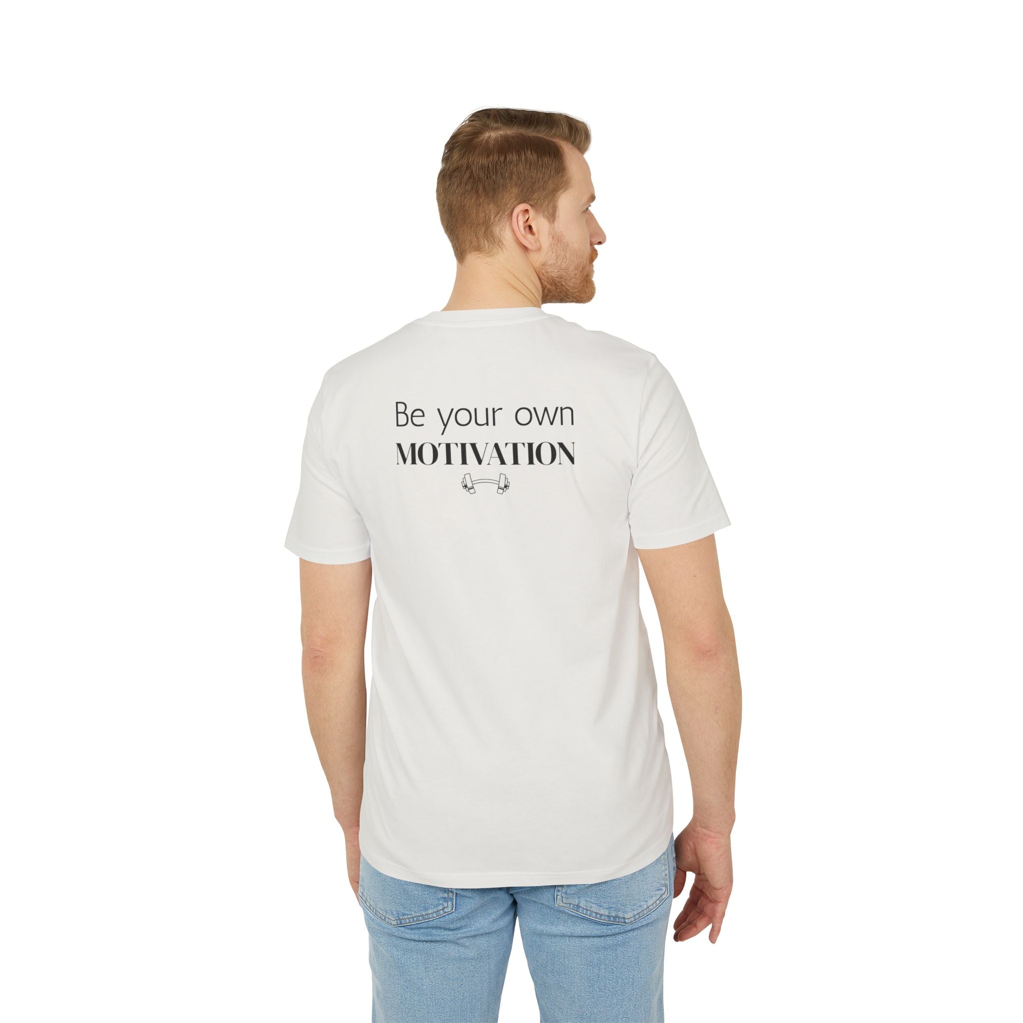Unisex Motivational T-Shirt, Be Your Own Motivation Tee, Workout Top, Fitness Gear, Gift for Creators, Inspirational Apparel