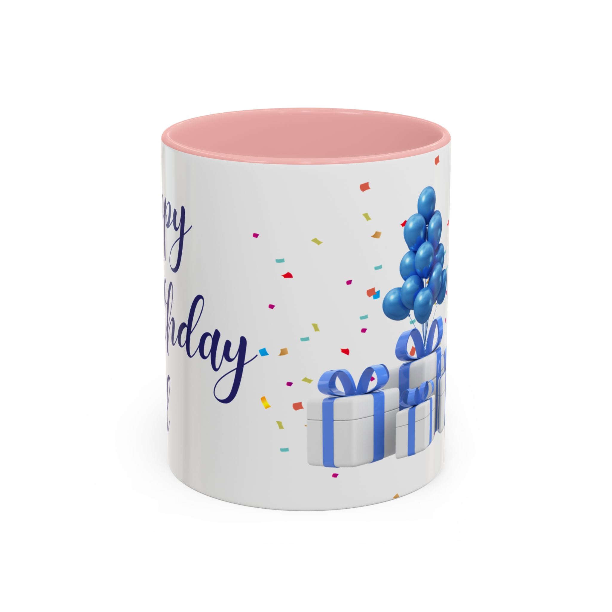 Happy Birthday Dad - Accent Coffee Mug