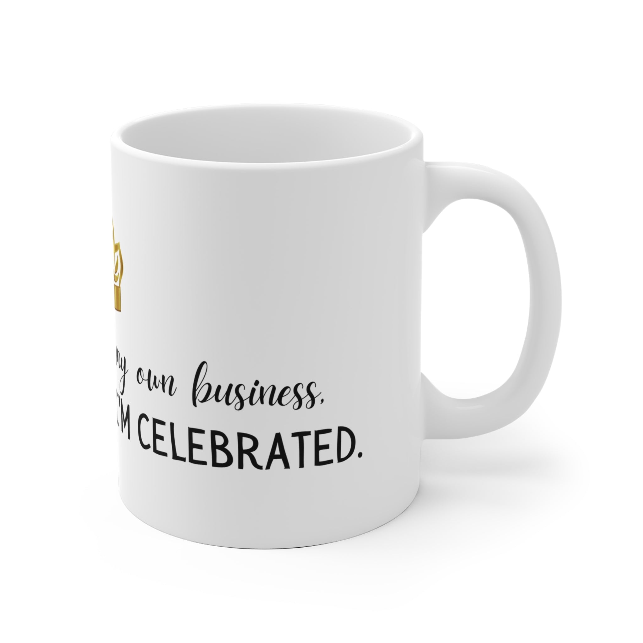 Ceramic Mug - 'Minding My Own Business' - Perfect Gift for Self-Care Lovers
