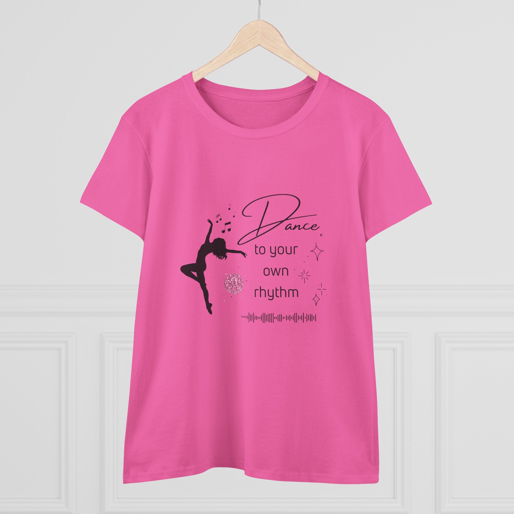 Dance to Your Own Rhythm Women's Midweight Cotton Tee