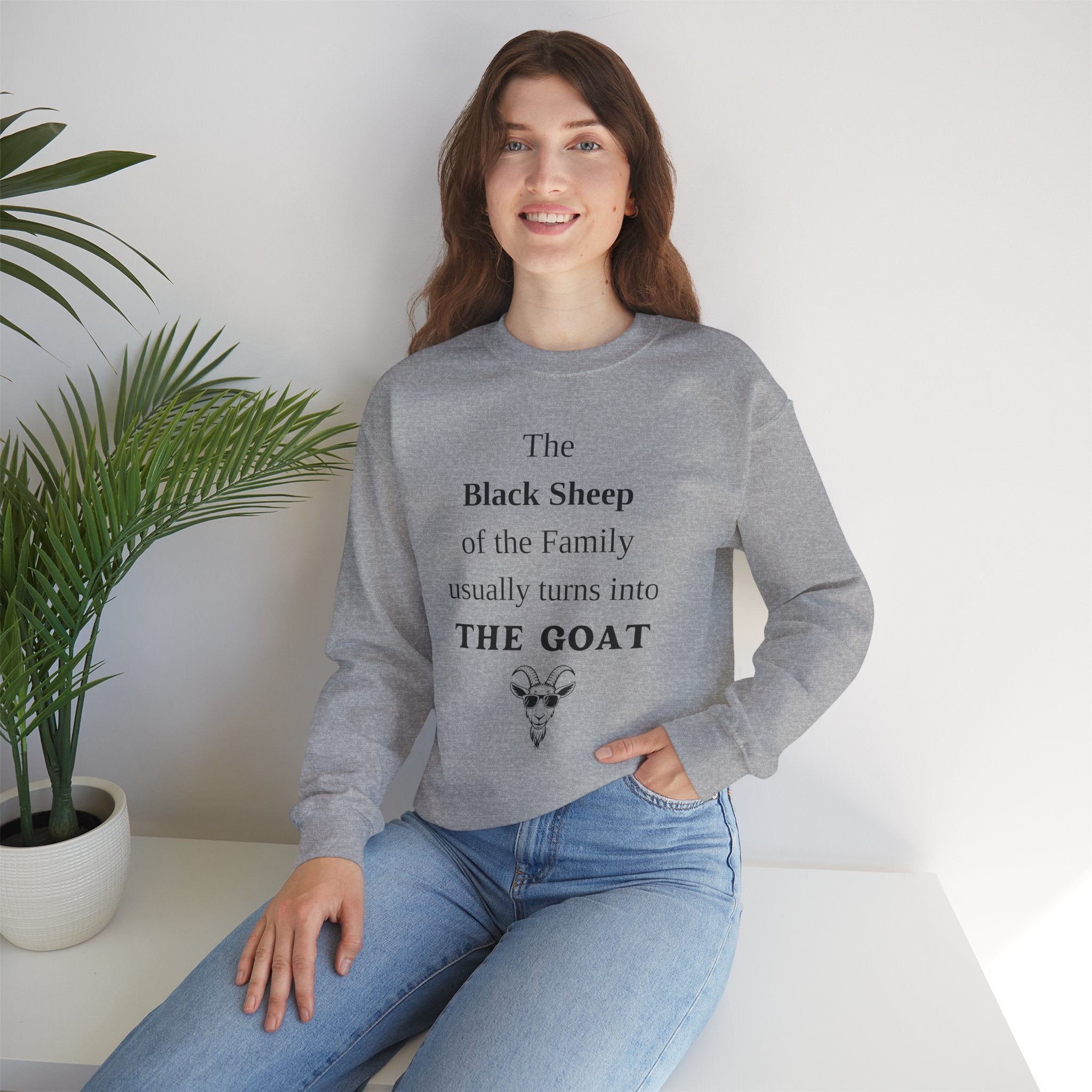 The Black Sheep Crewneck Sweatshirt - Unisex Family Humor Gift