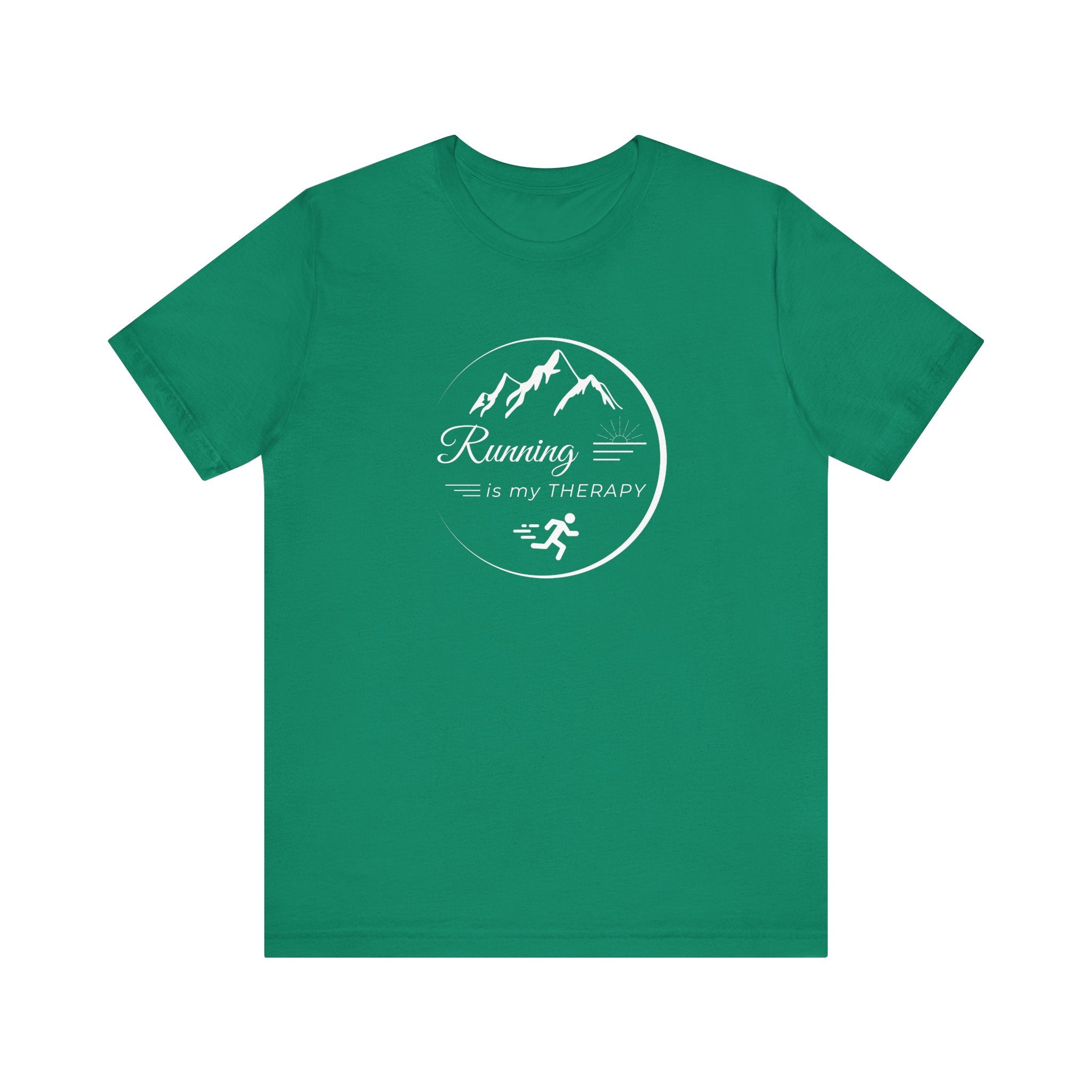 Running is My Therapy Unisex Jersey Tee - Perfect Gift for Runners