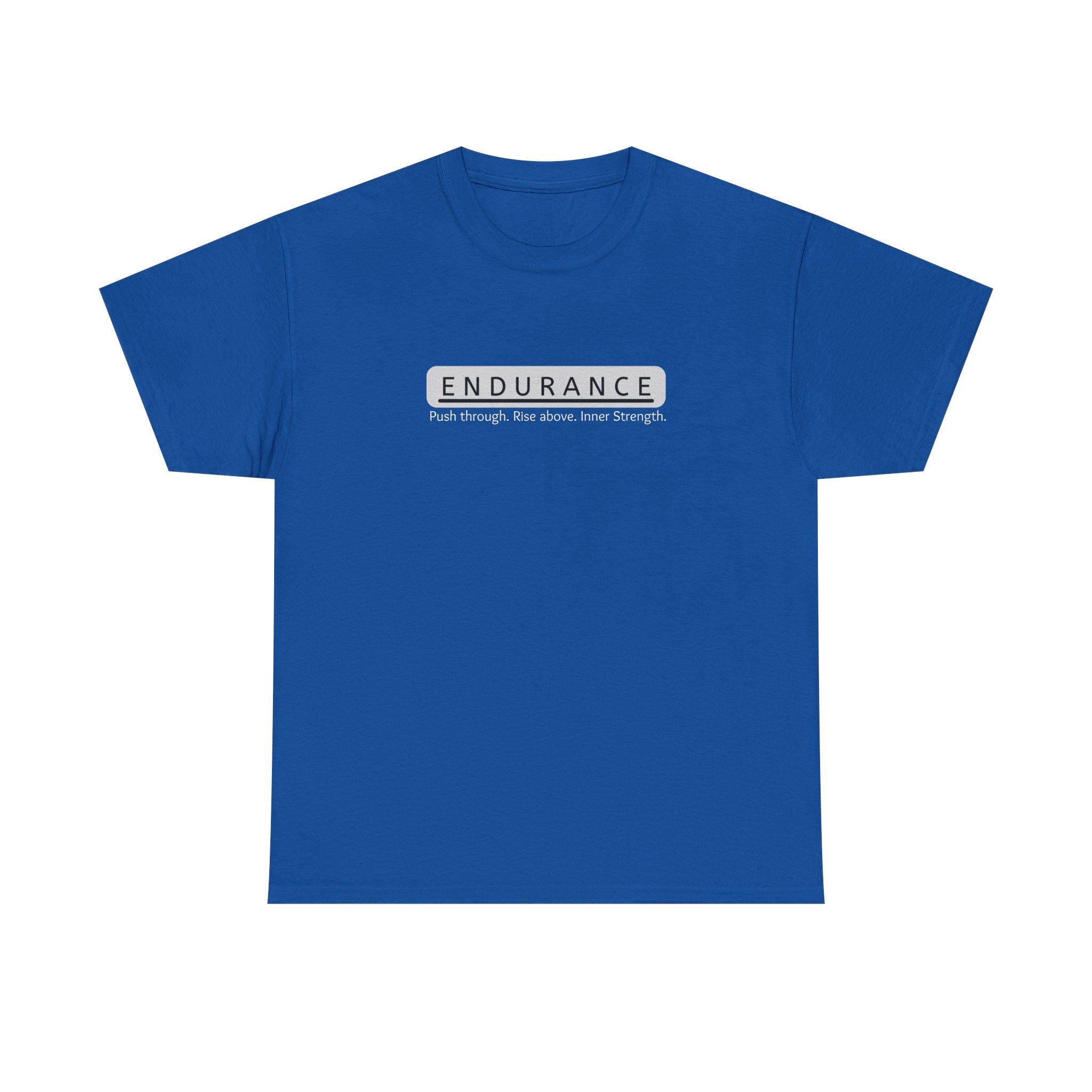 Inspirational Unisex Heavy Cotton Tee - 'Endurance' Motivational Shirt